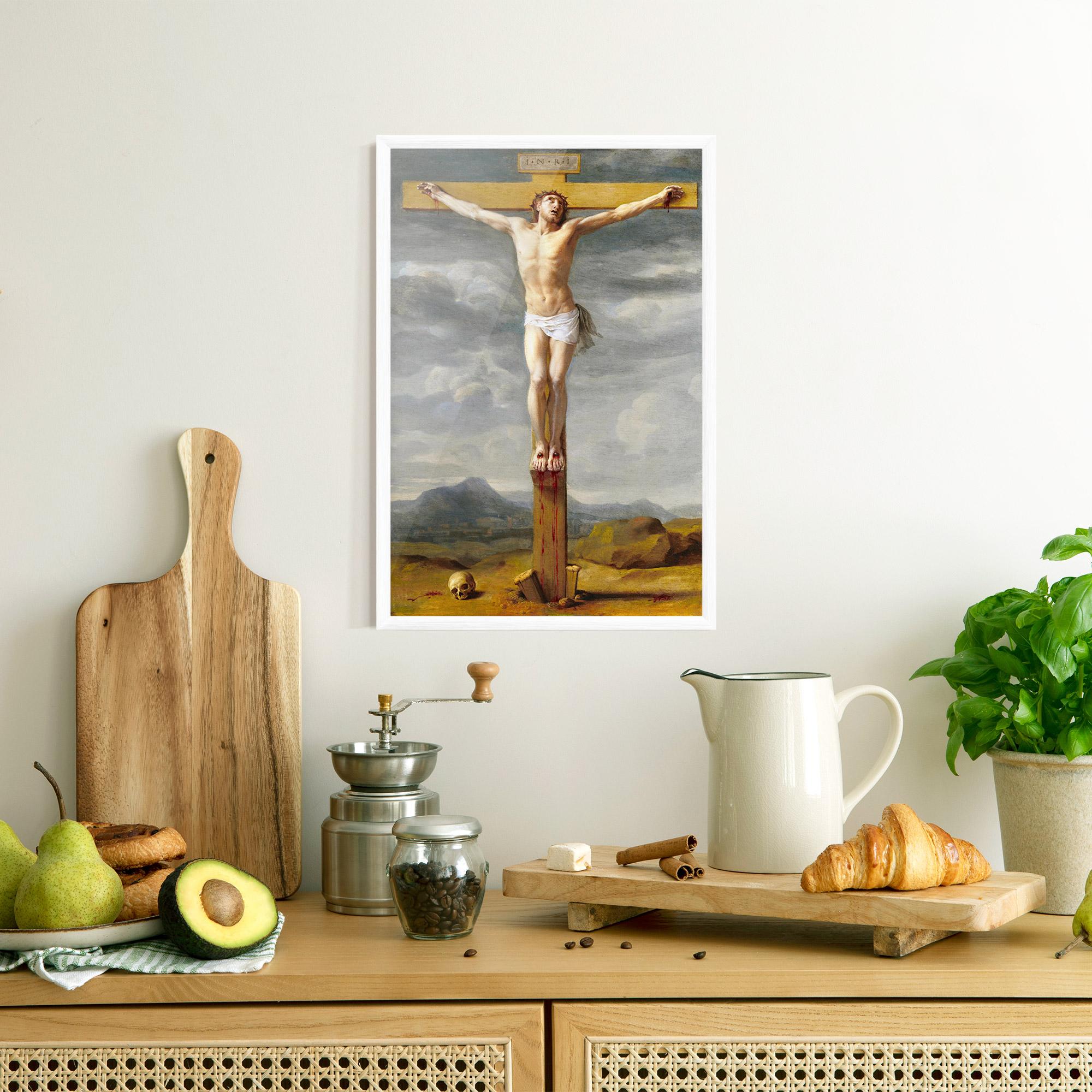 Poster Înrămat Yellow Cross mockup 8