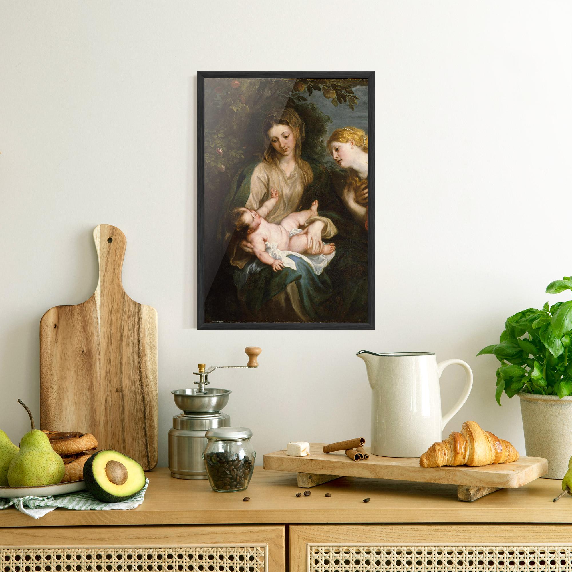 Poster Înrămat Looking At Baby mockup 8