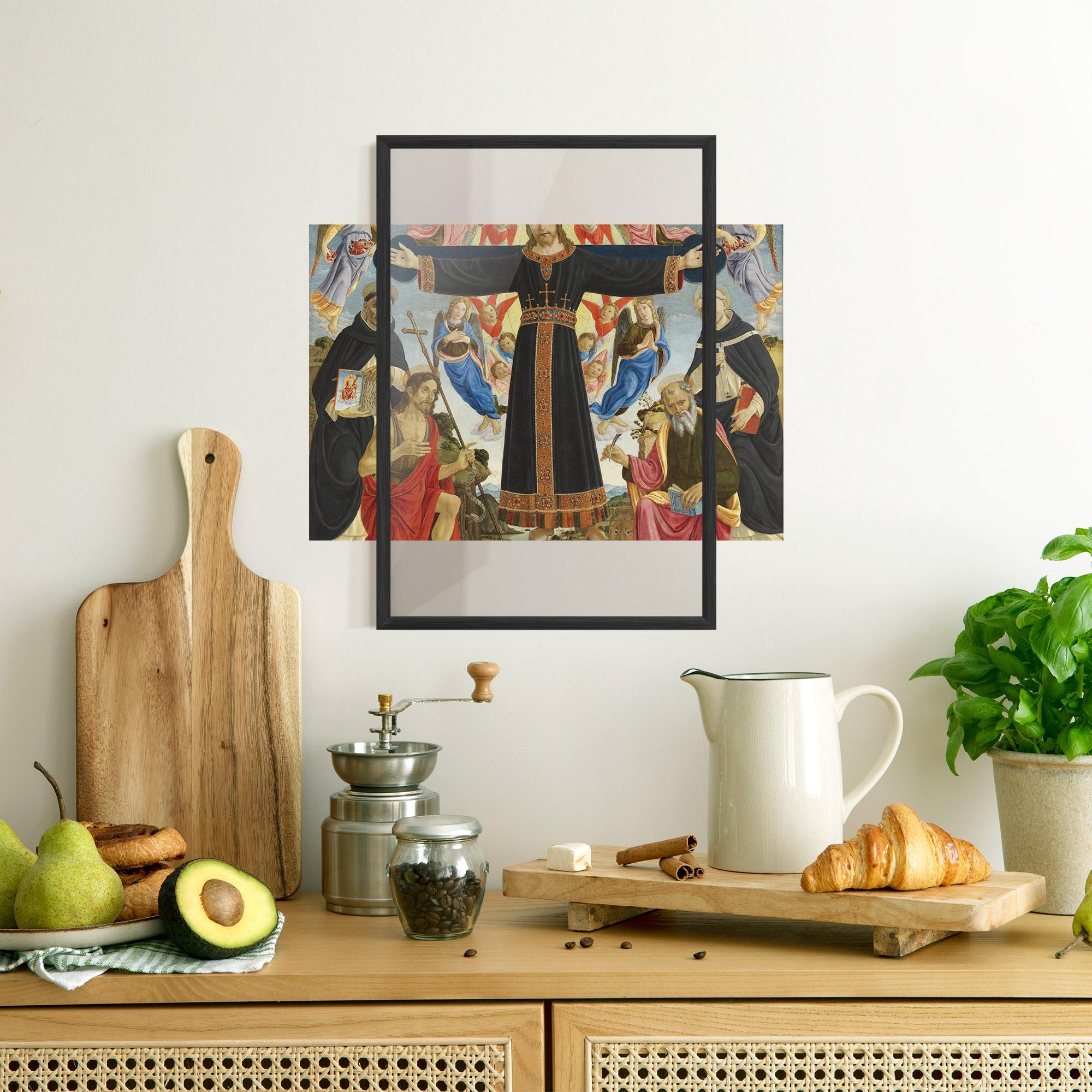 Poster Înrămat Open Divine Arms mockup 8