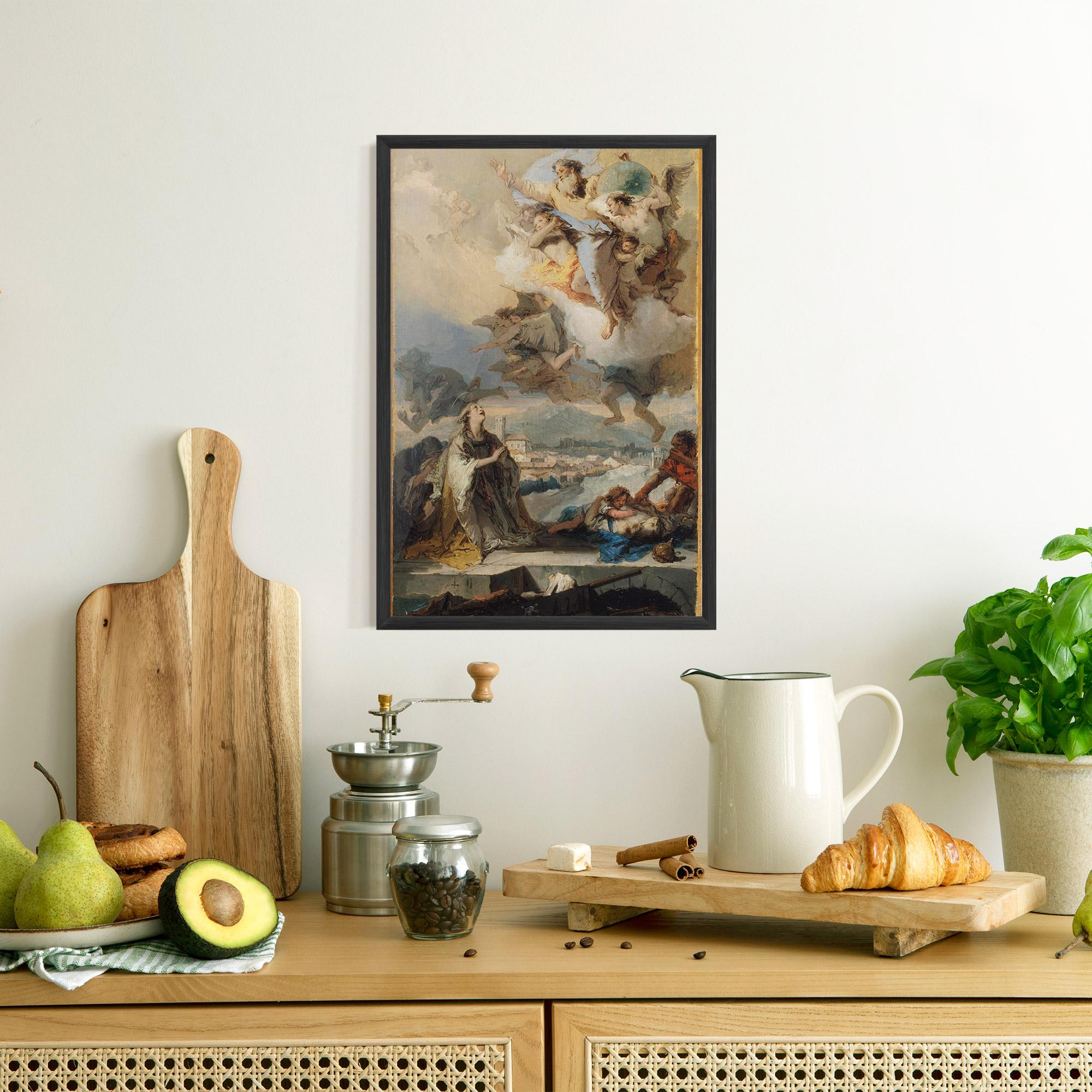 Poster Înrămat Sky Angel Art mockup 8