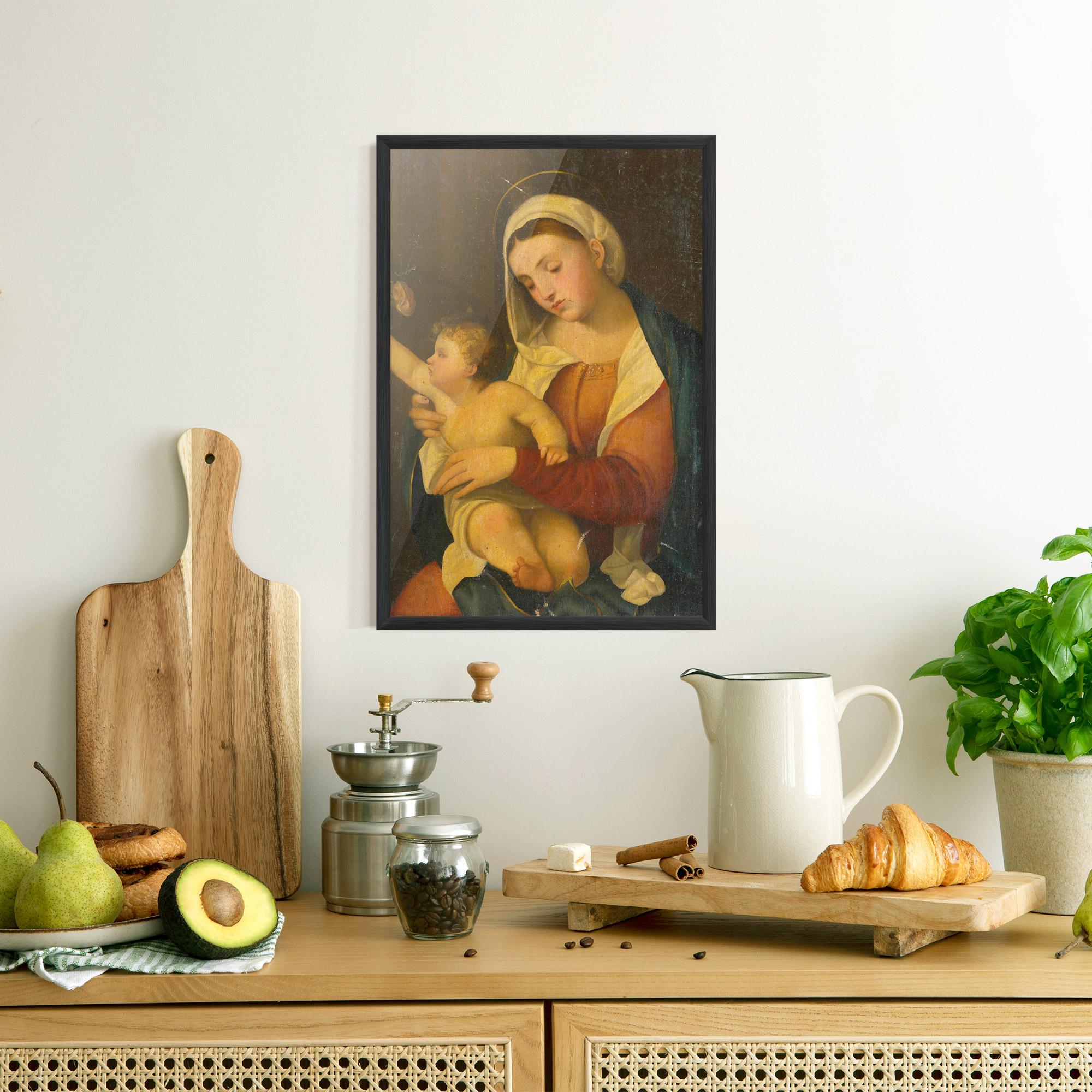 Poster Înrămat Yellow Light Baby mockup 8