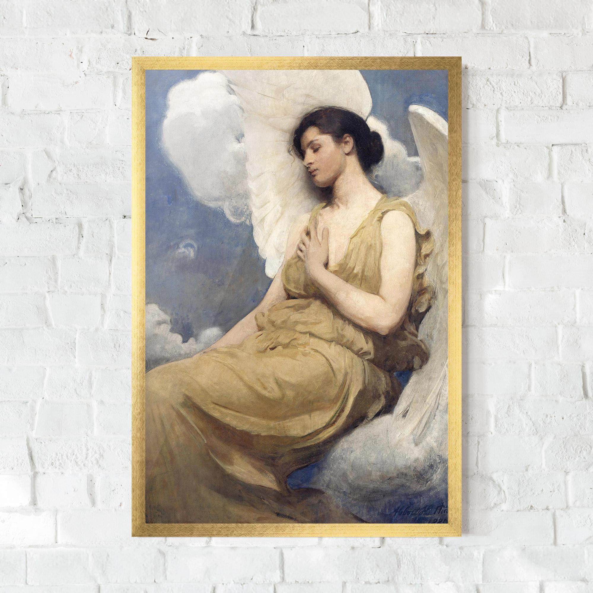 Poster Înrămat Angel Woman Painting mockup 0