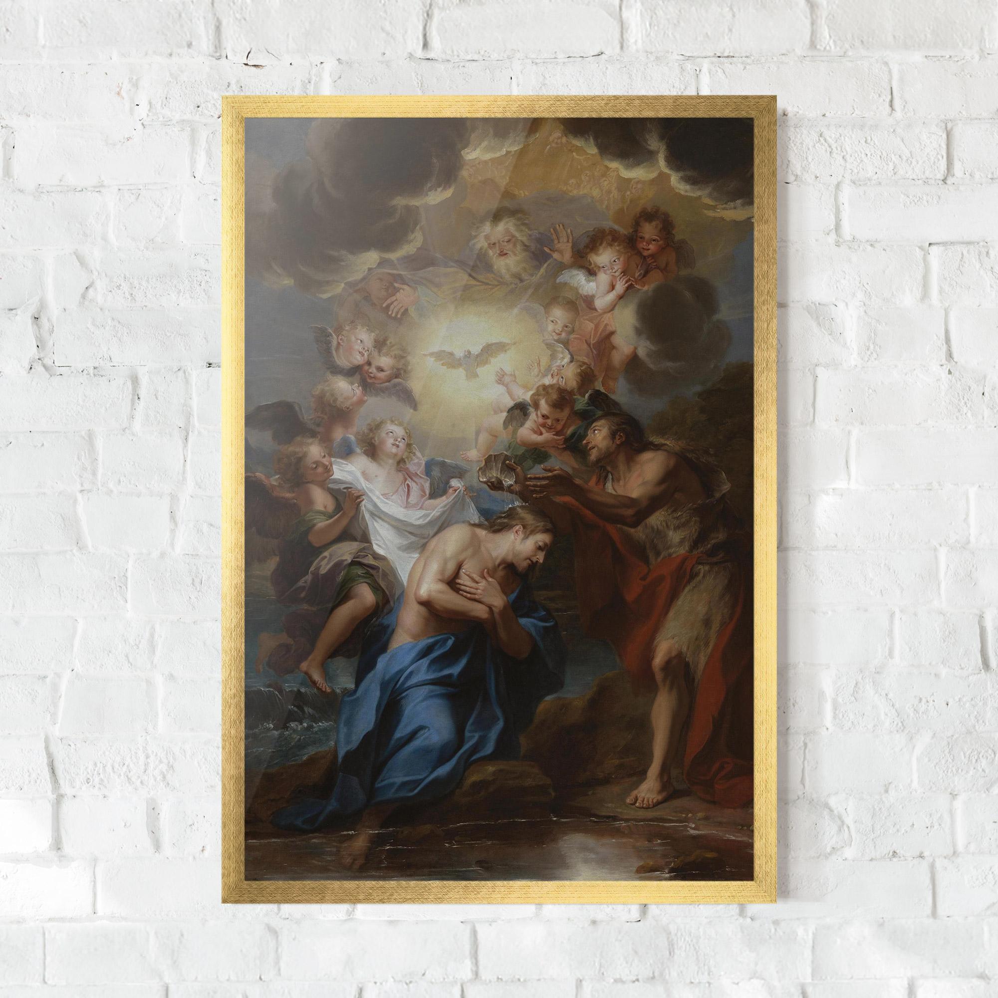 Poster Înrămat Bird Floating mockup 0