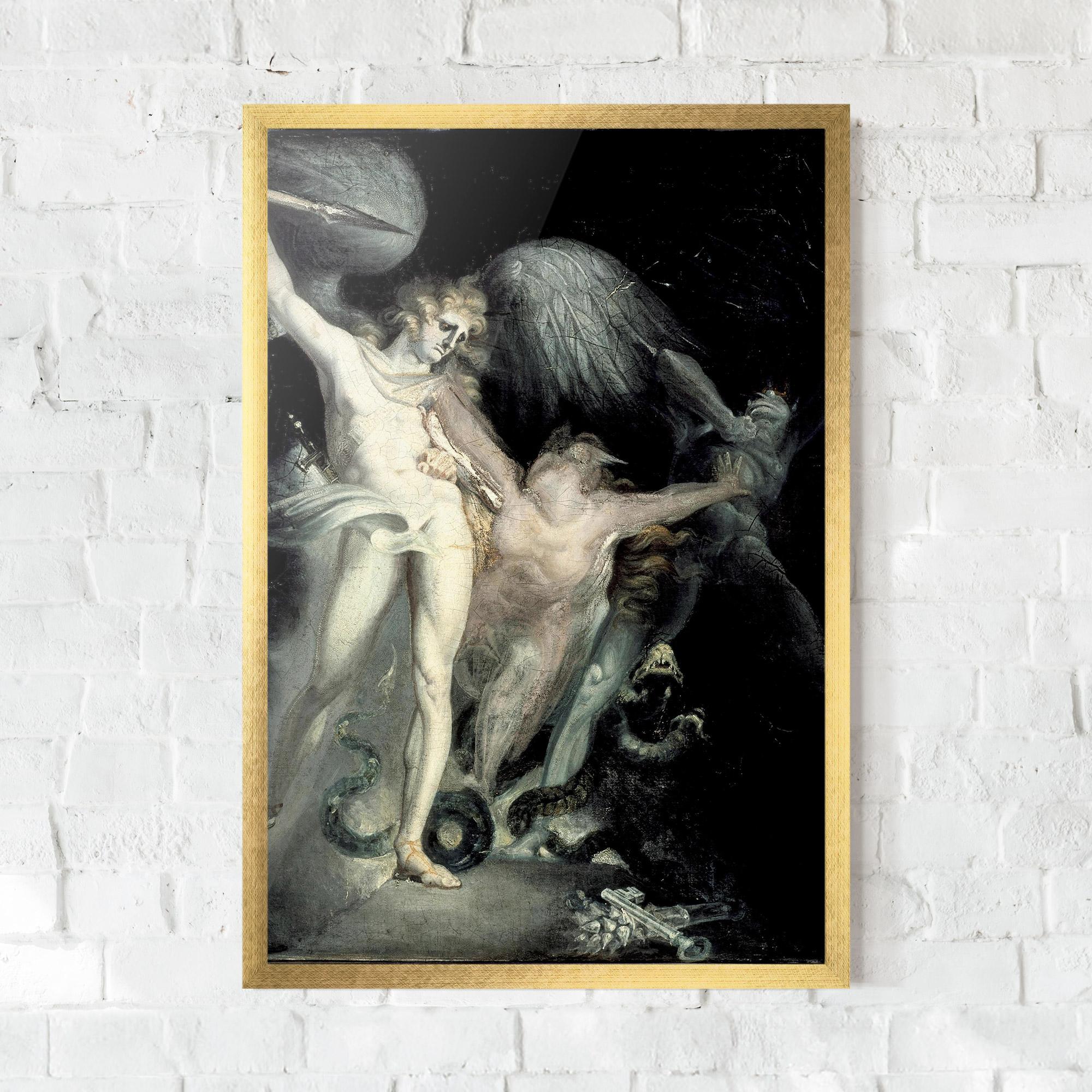 Poster Înrămat Old Angel Painting mockup 0