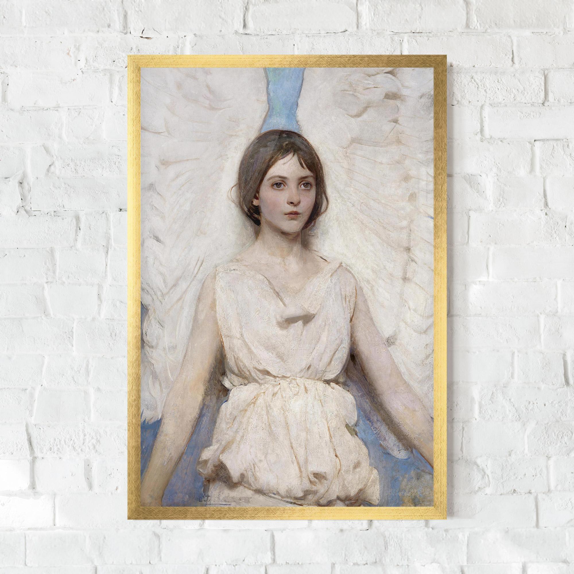 Poster Înrămat Pretty Angel Painting mockup 0