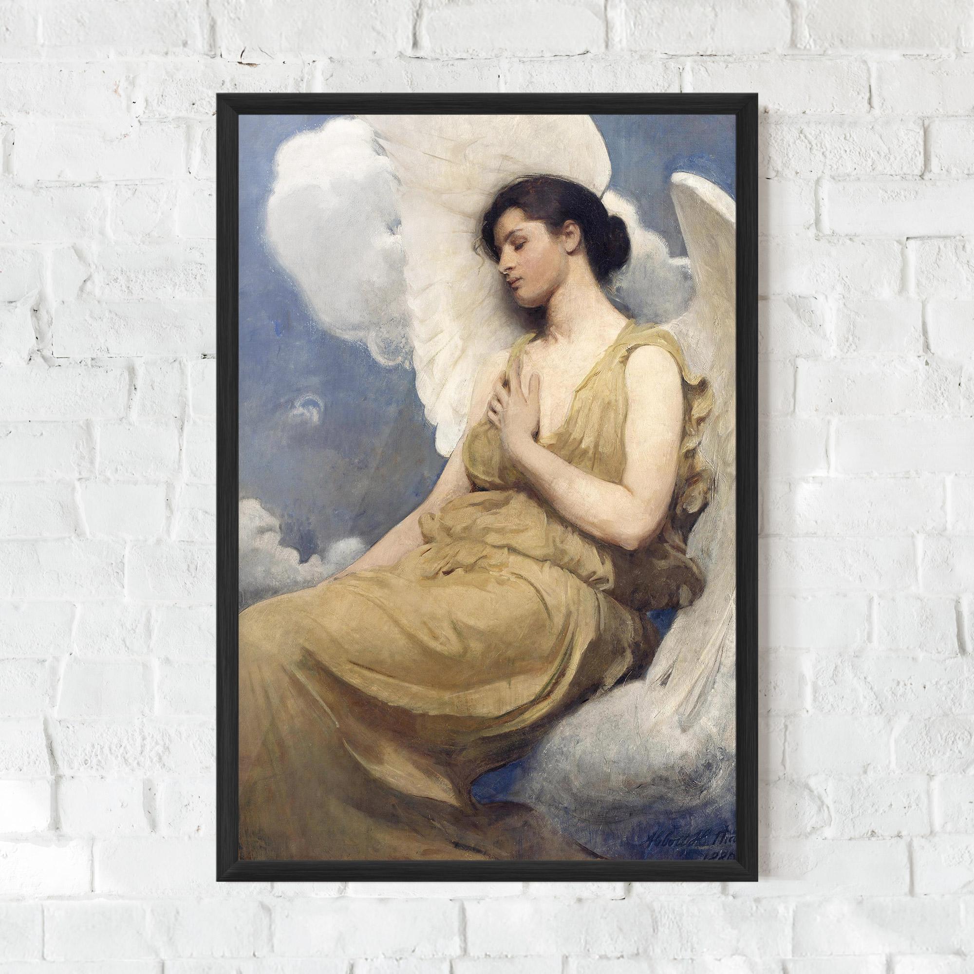 Poster Înrămat Angel Woman Painting mockup 0
