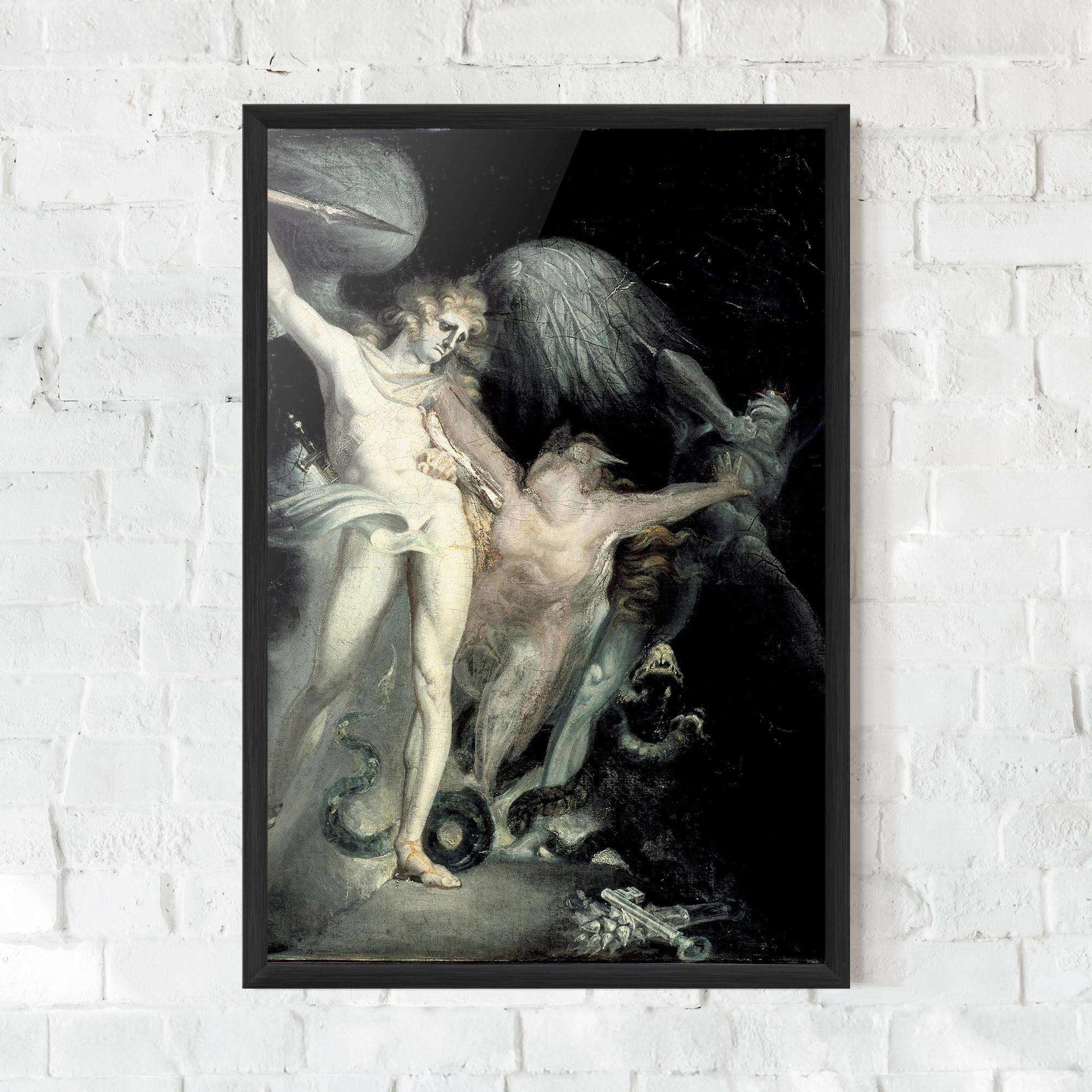 Poster Înrămat Old Angel Painting mockup 0