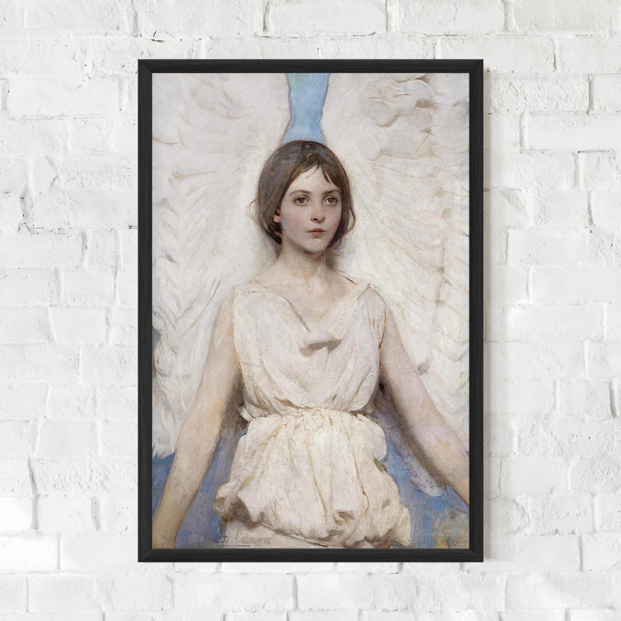 Poster Înrămat Pretty Angel Painting mockup 0