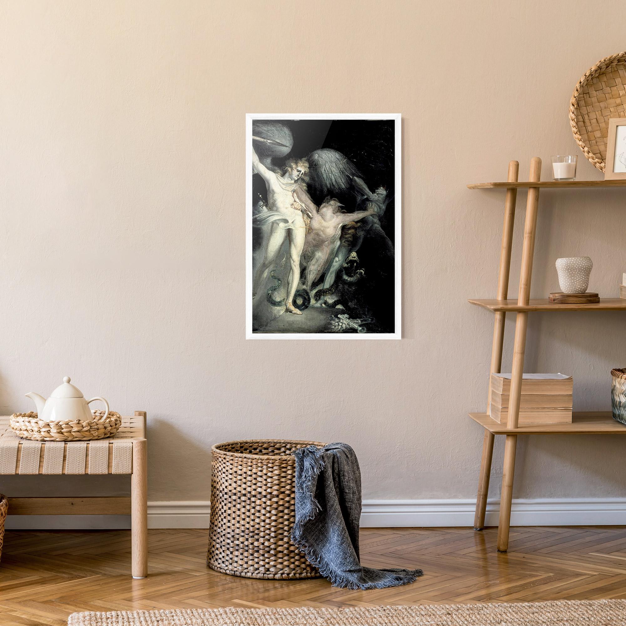 Poster Înrămat Old Angel Painting mockup 9