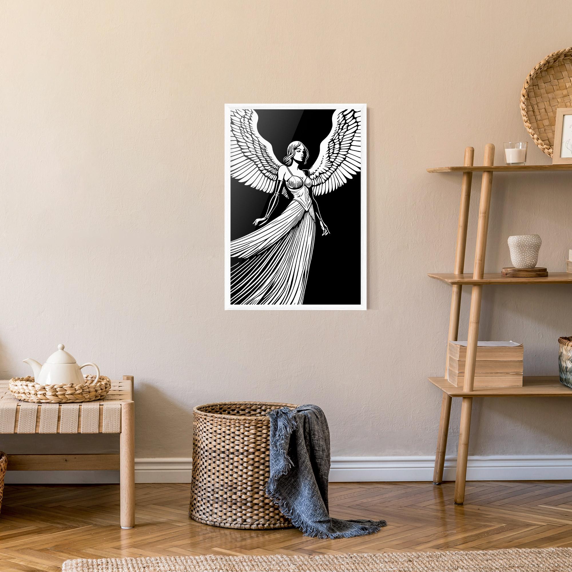 Poster Înrămat Pretty Angel mockup 9