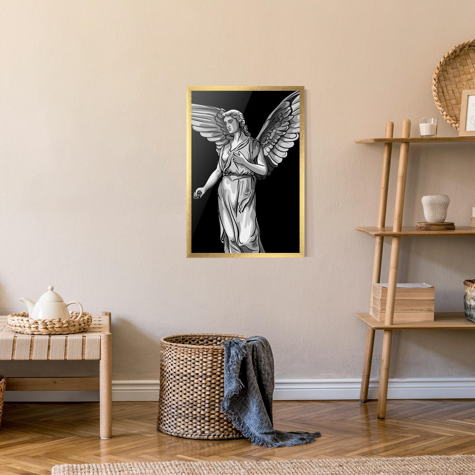 Poster Înrămat Angel Hand mockup 9