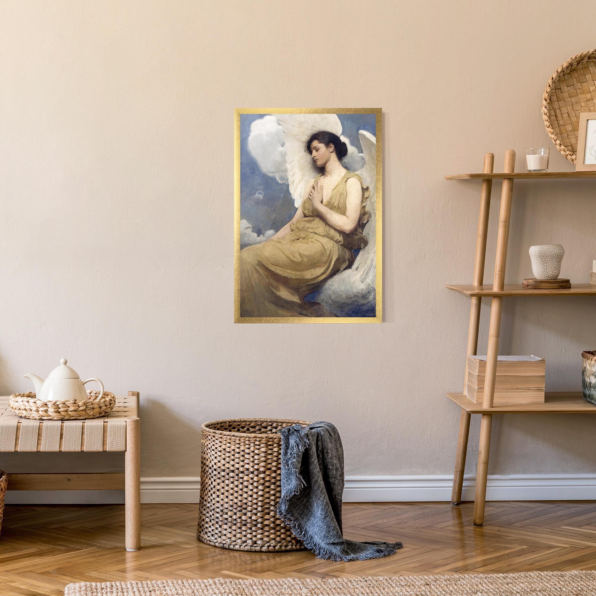 Poster Înrămat Angel Woman Painting mockup 9
