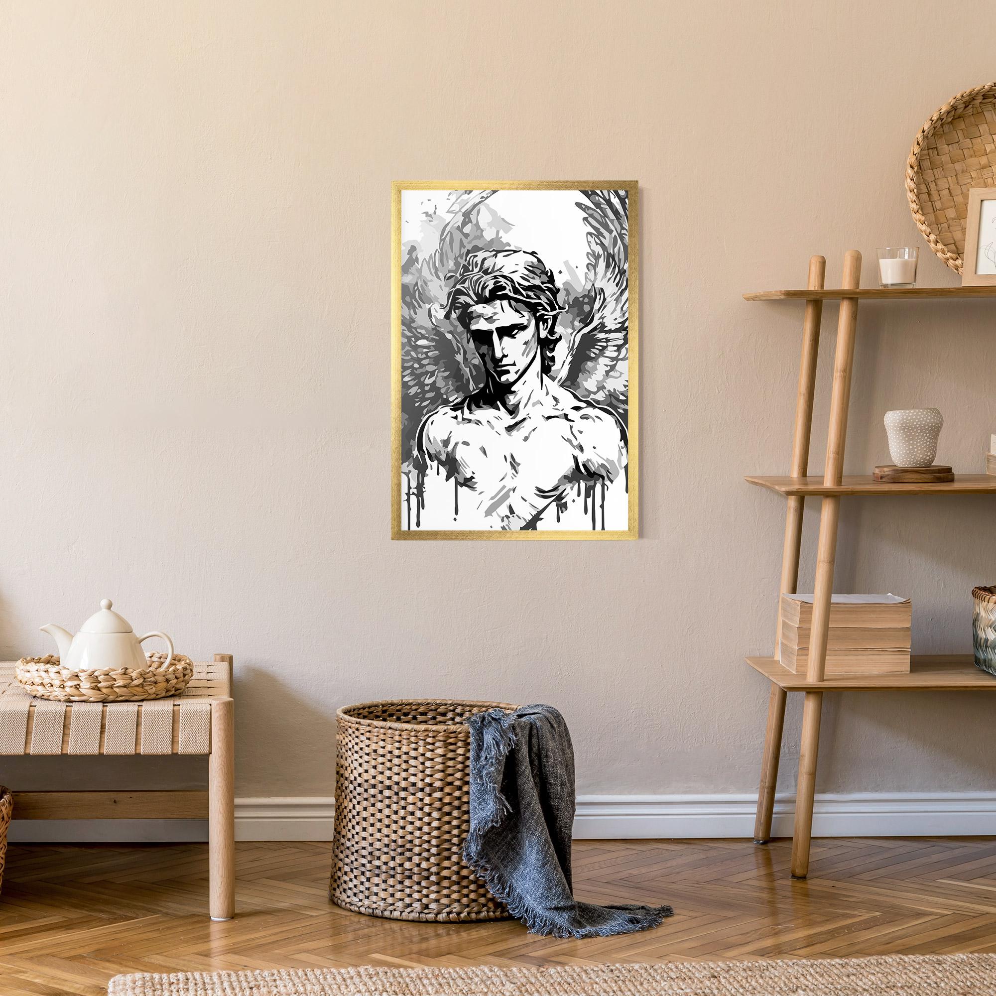 Poster Înrămat Beautiful Angel mockup 9