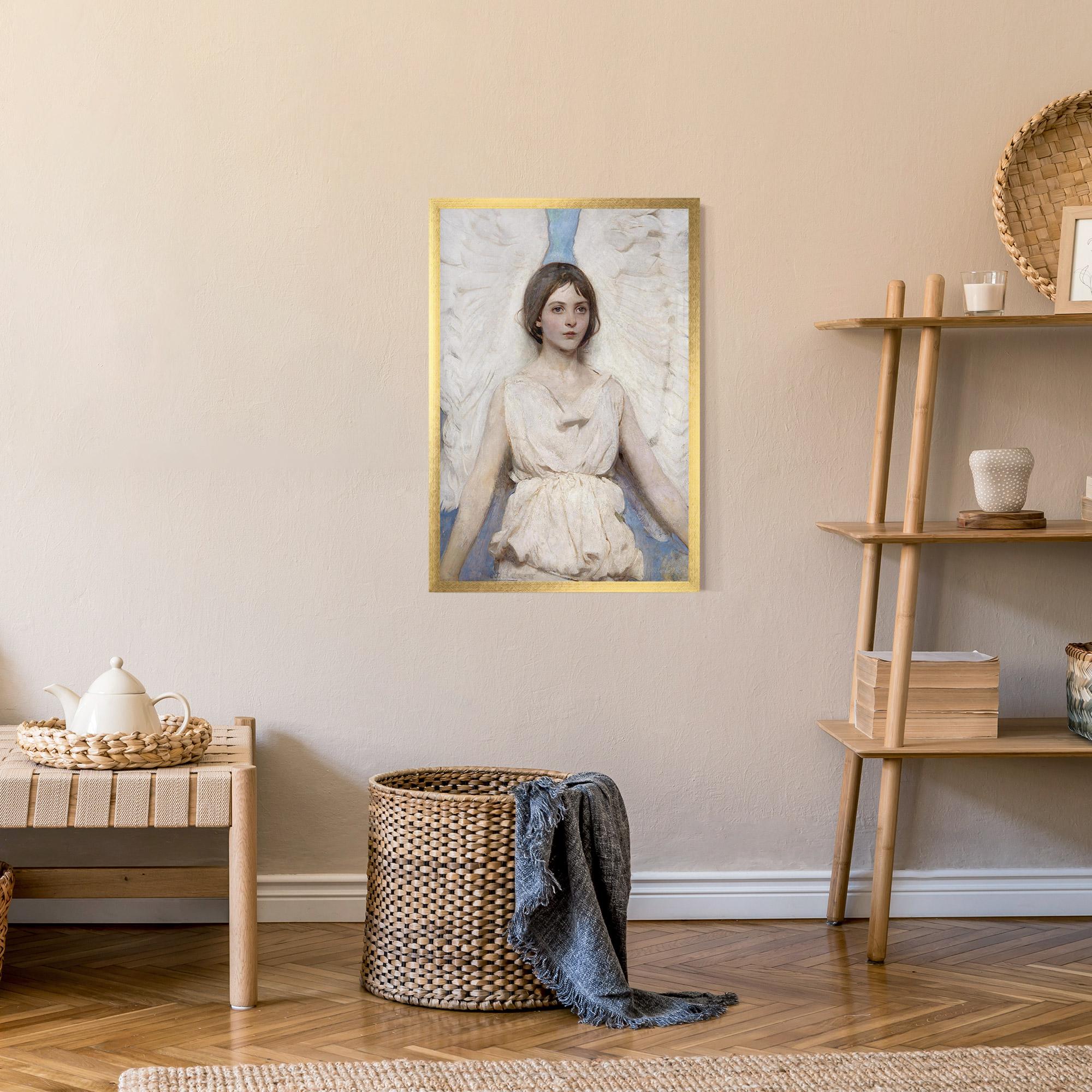 Poster Înrămat Pretty Angel Painting mockup 9