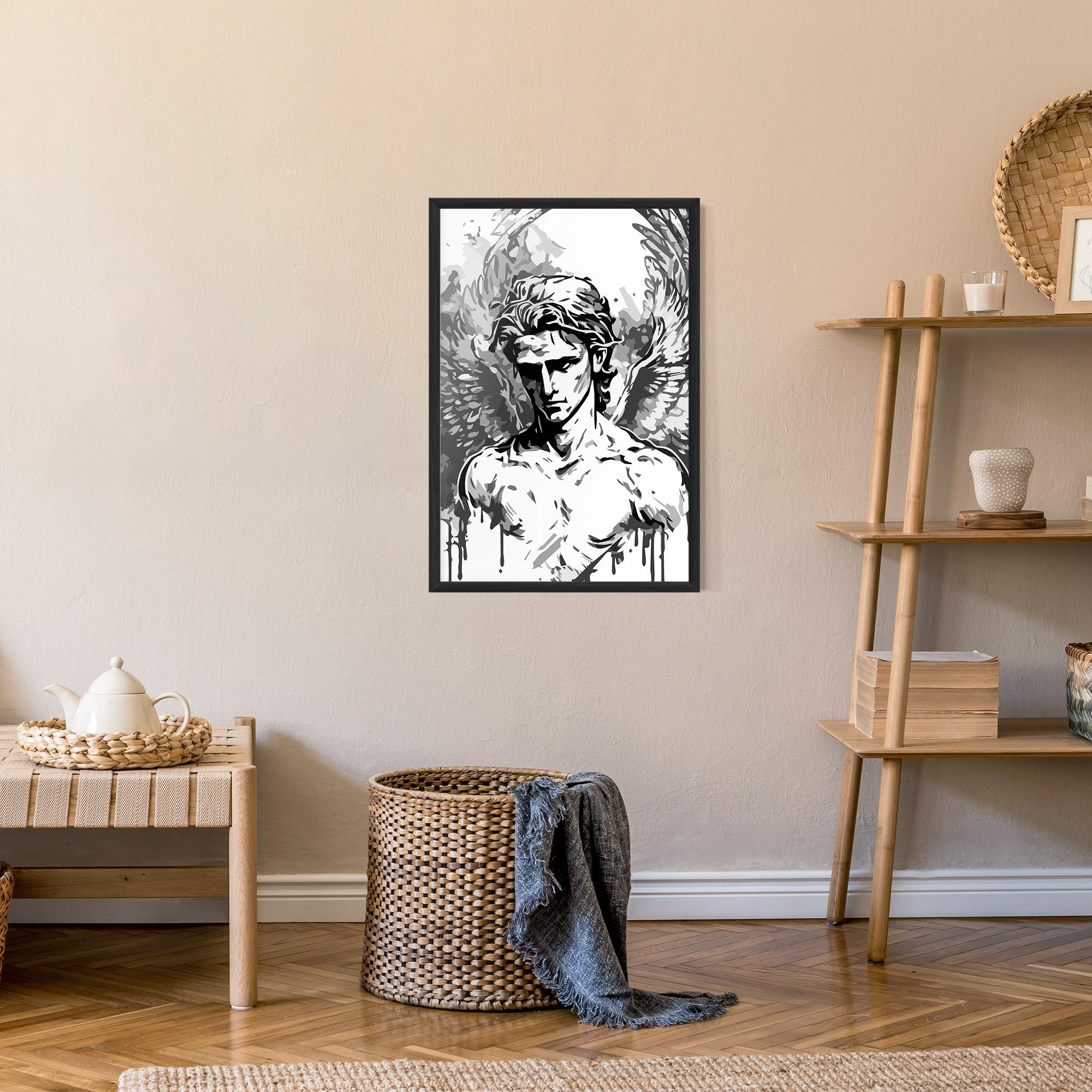 Poster Înrămat Beautiful Angel mockup 9