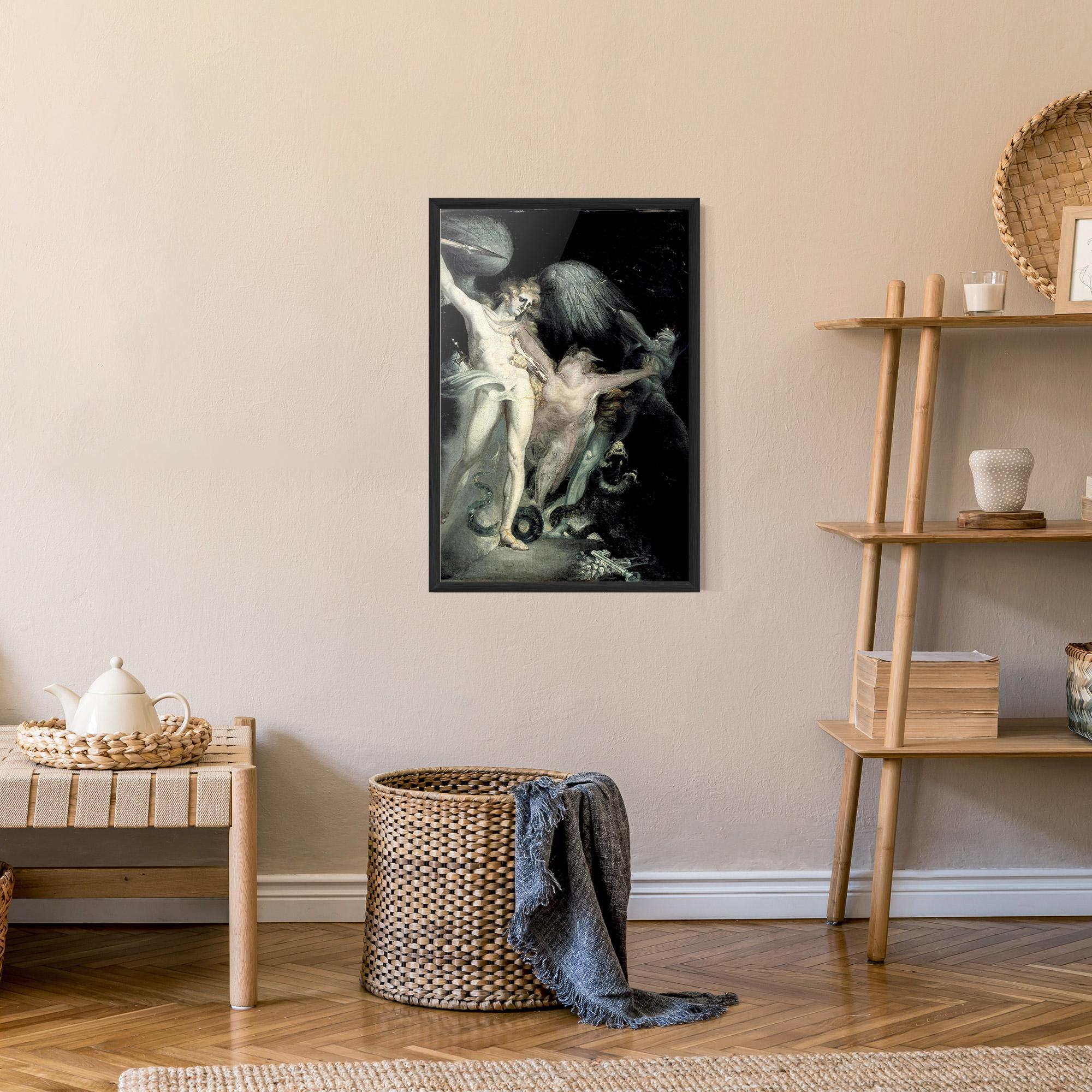 Poster Înrămat Old Angel Painting mockup 9