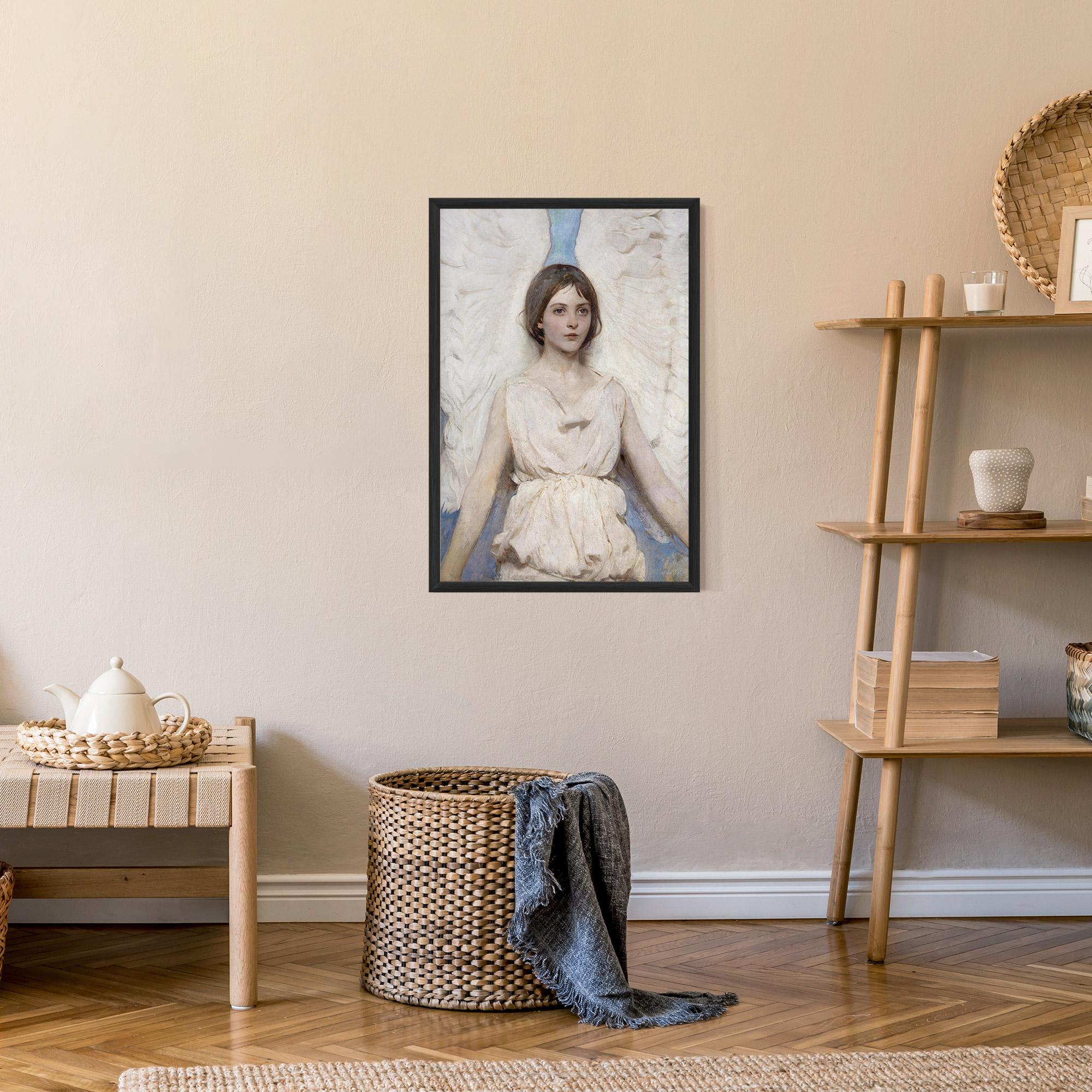 Poster Înrămat Pretty Angel Painting mockup 9