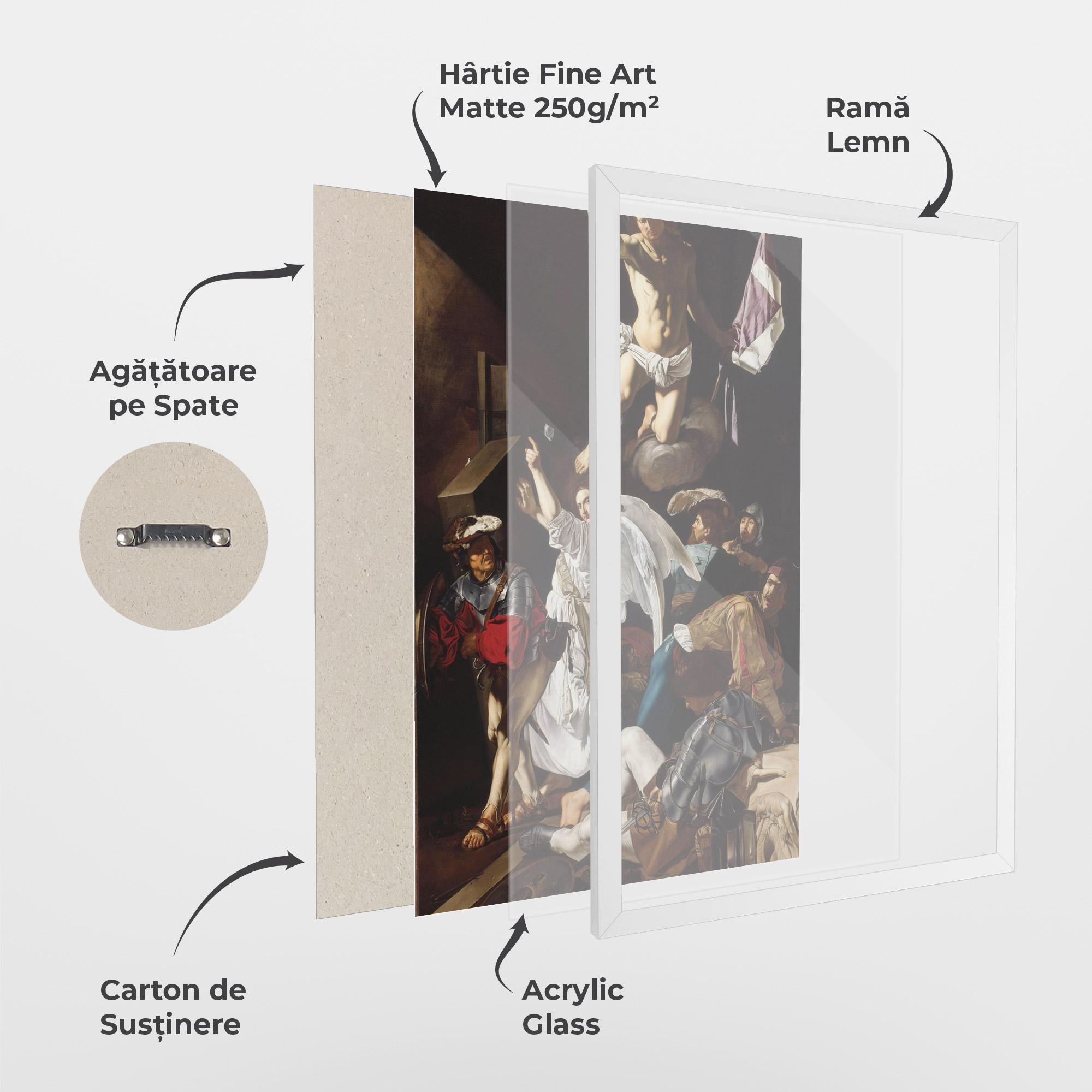 Poster Înrămat Angel Painting mockup 1