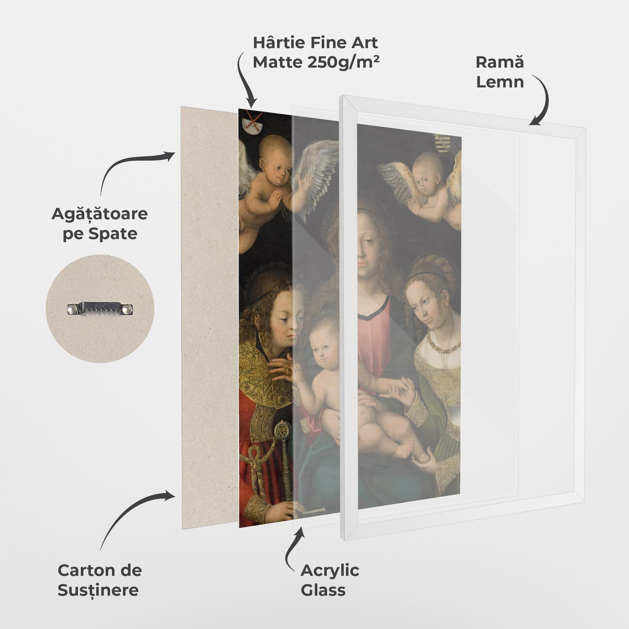 Poster Înrămat Small Little Angels mockup 1