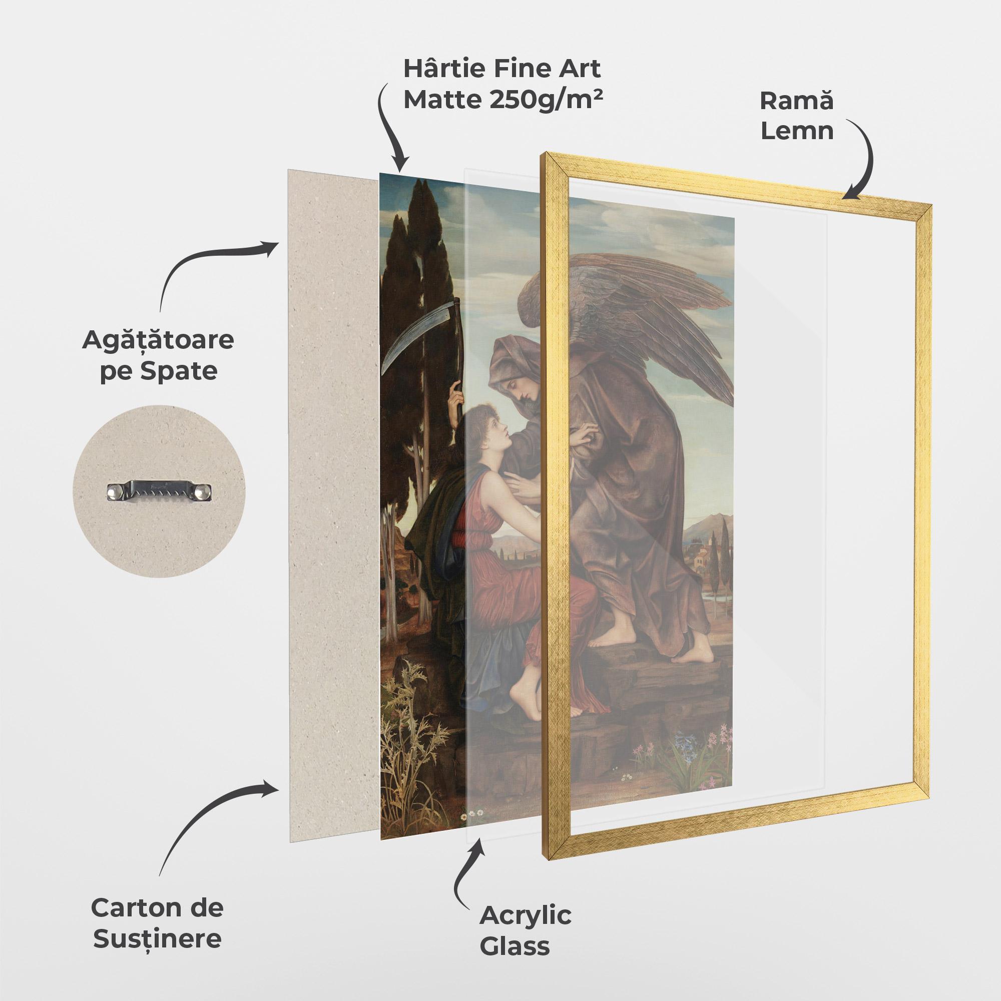 Poster Înrămat Angel Of Death mockup 1