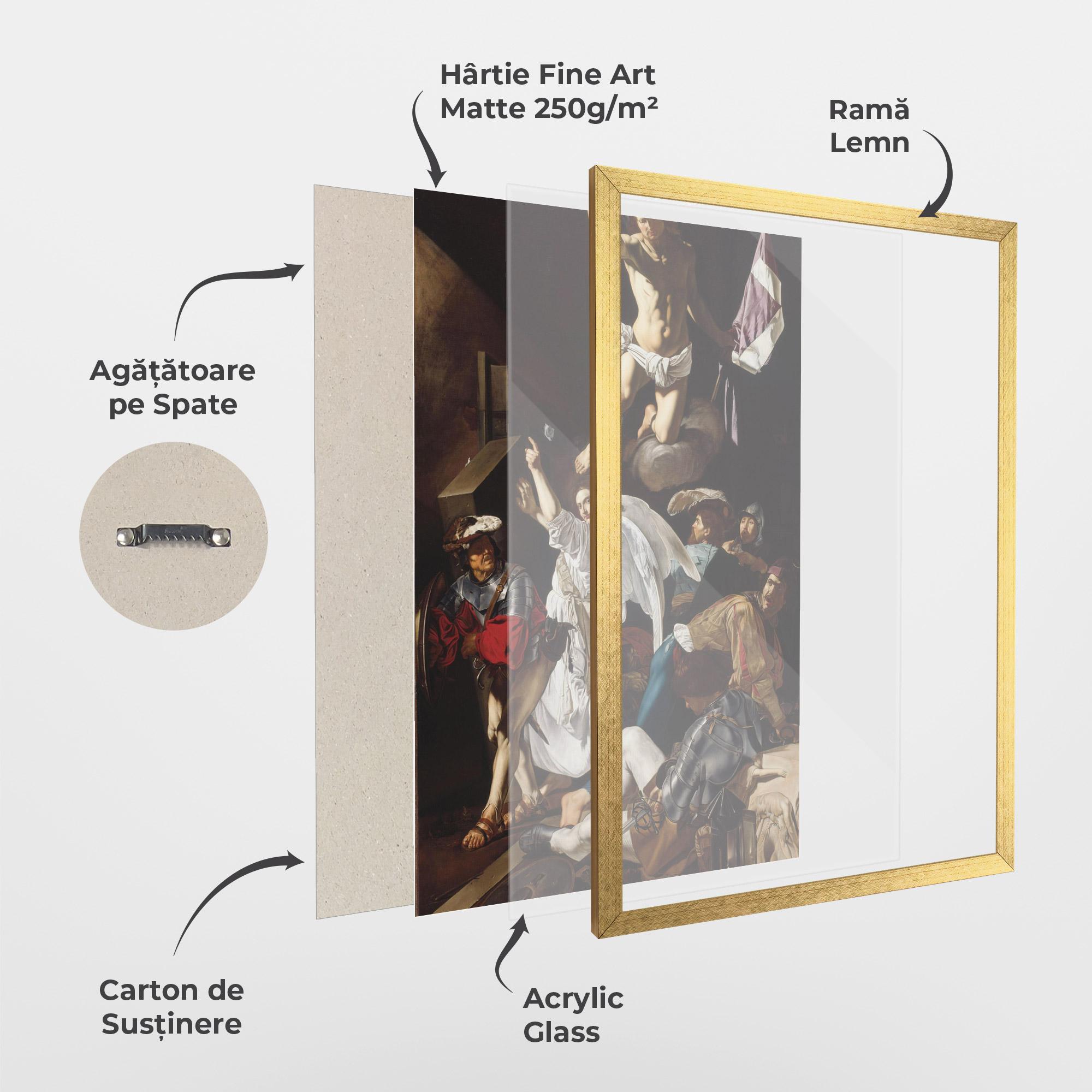 Poster Înrămat Angel Painting mockup 1