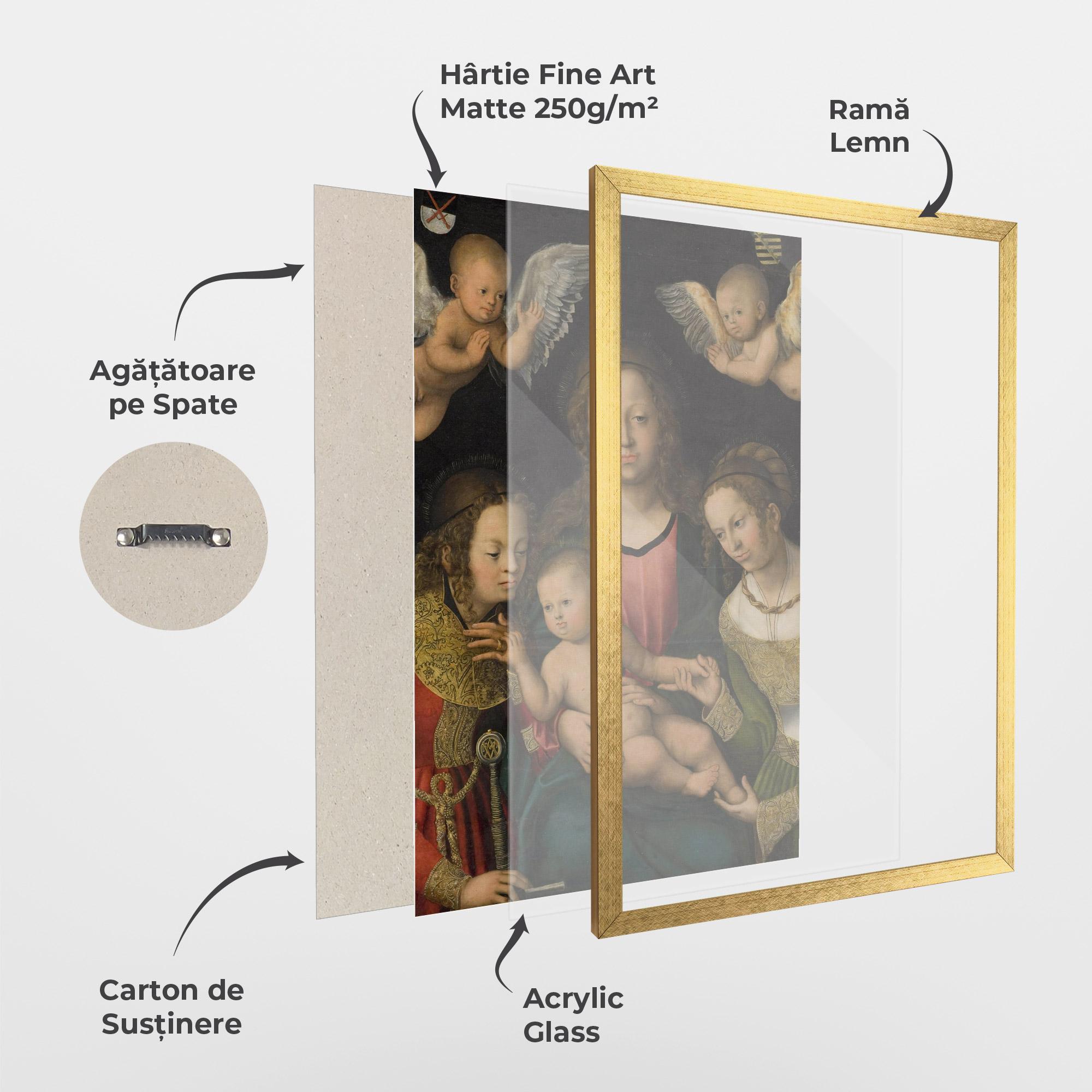 Poster Înrămat Small Little Angels mockup 1