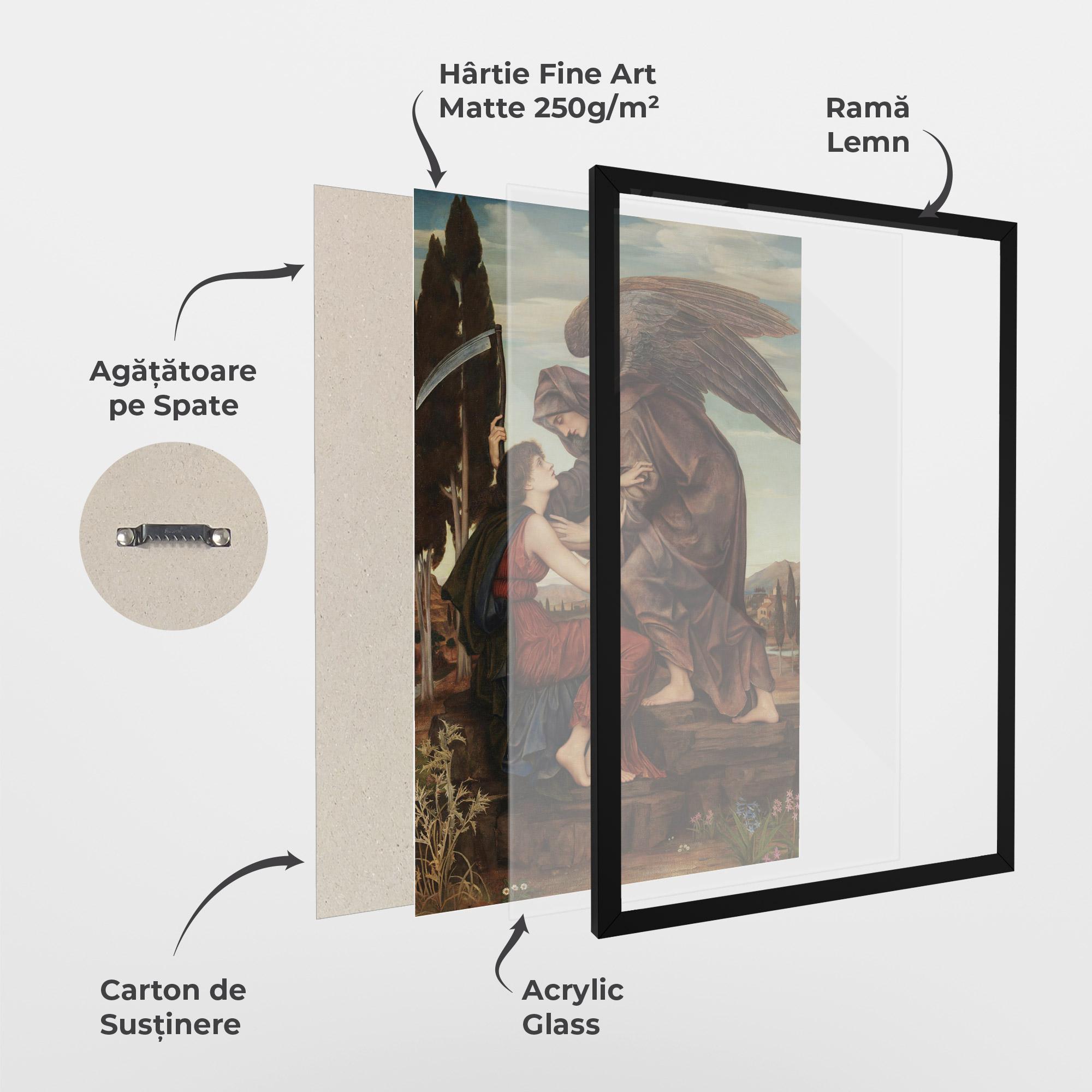 Poster Înrămat Angel Of Death mockup 1