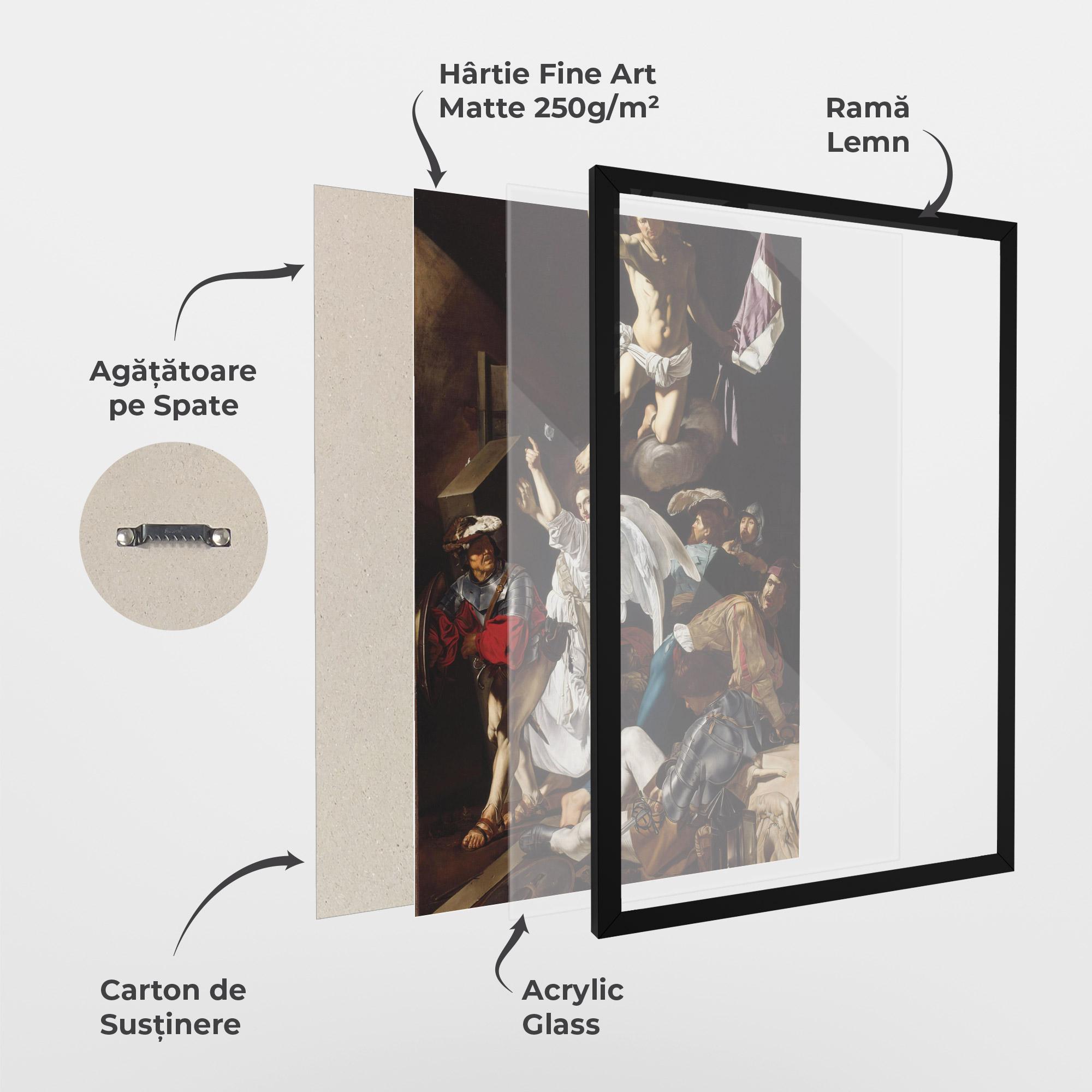 Poster Înrămat Angel Painting mockup 1