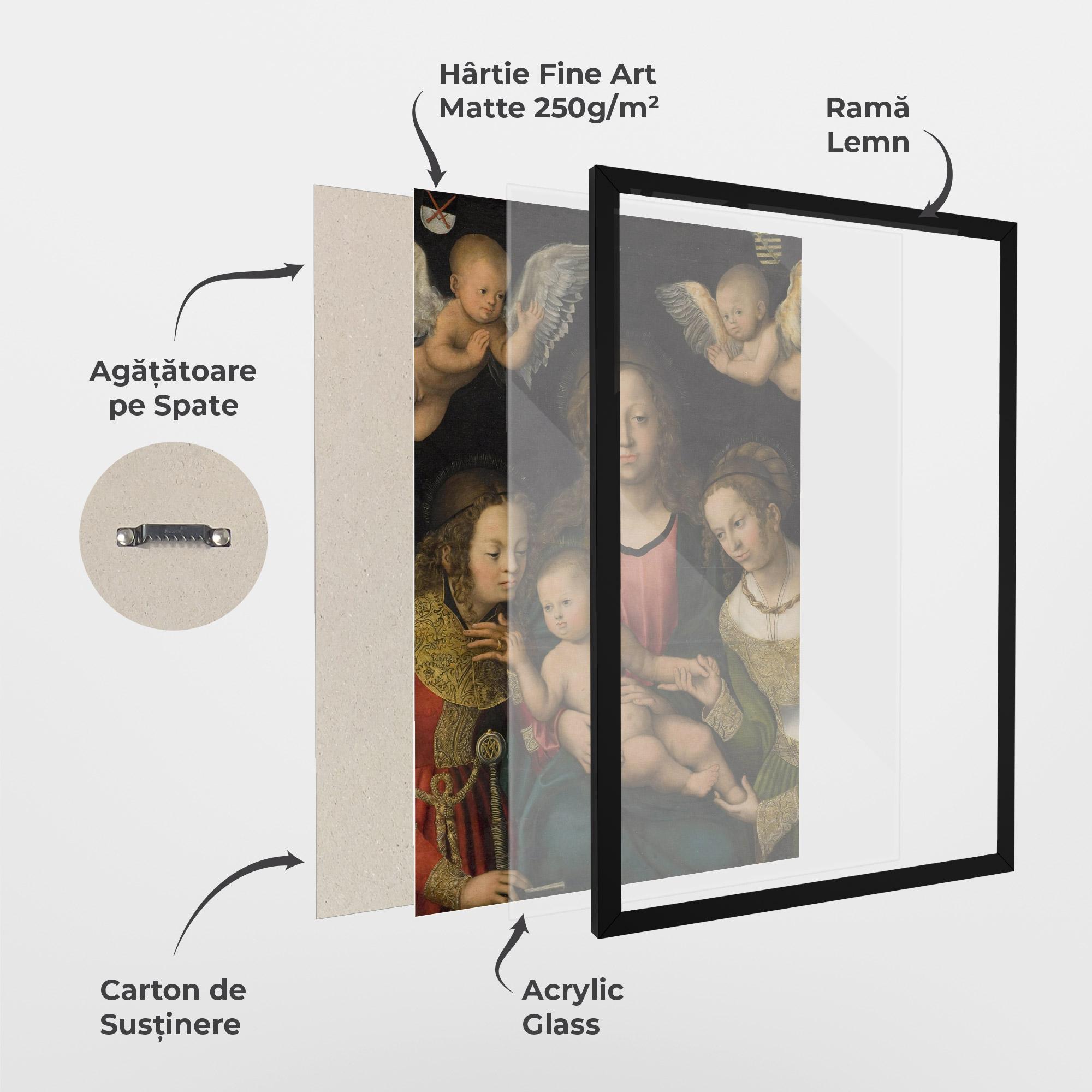 Poster Înrămat Small Little Angels mockup 1