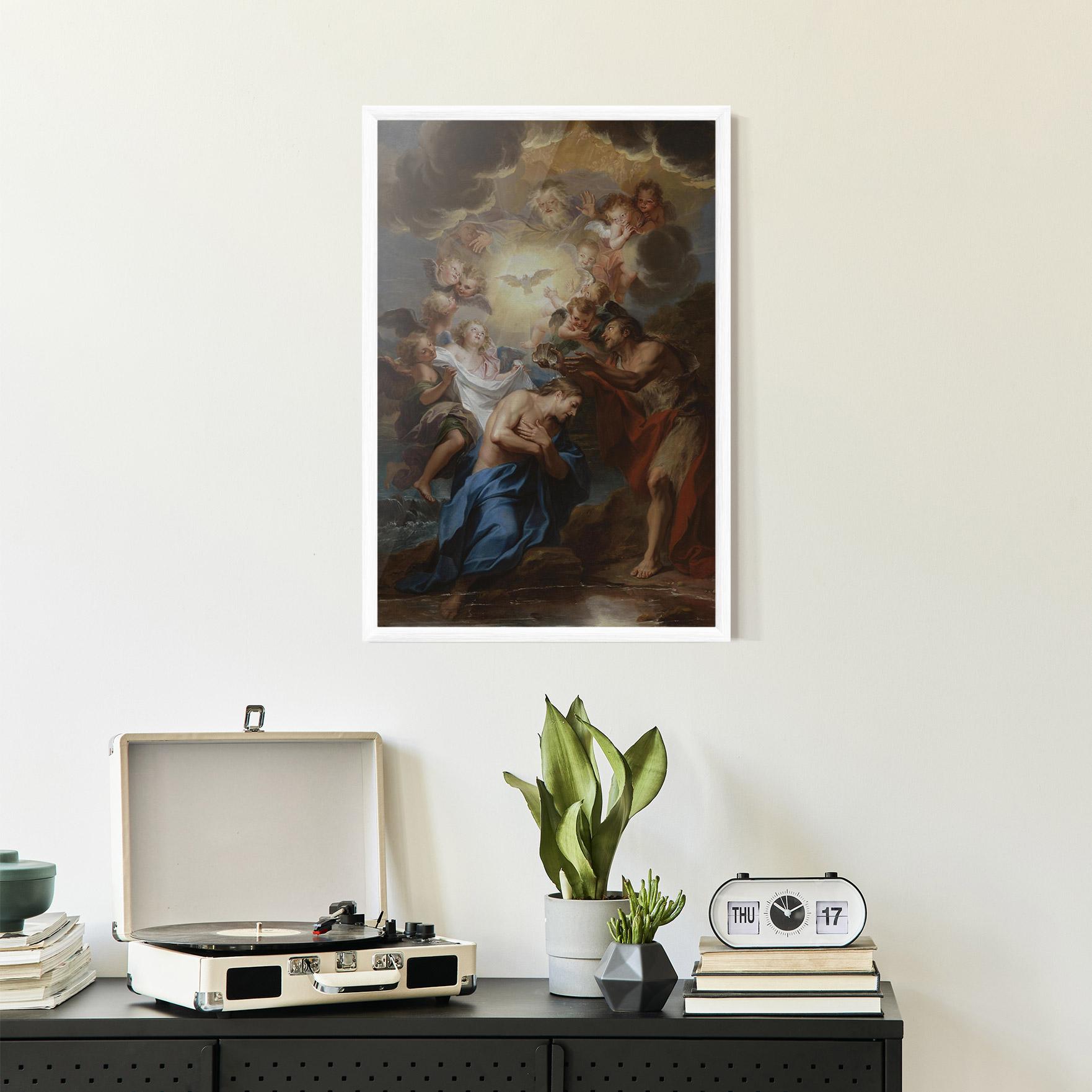 Poster Înrămat Bird Floating mockup 2