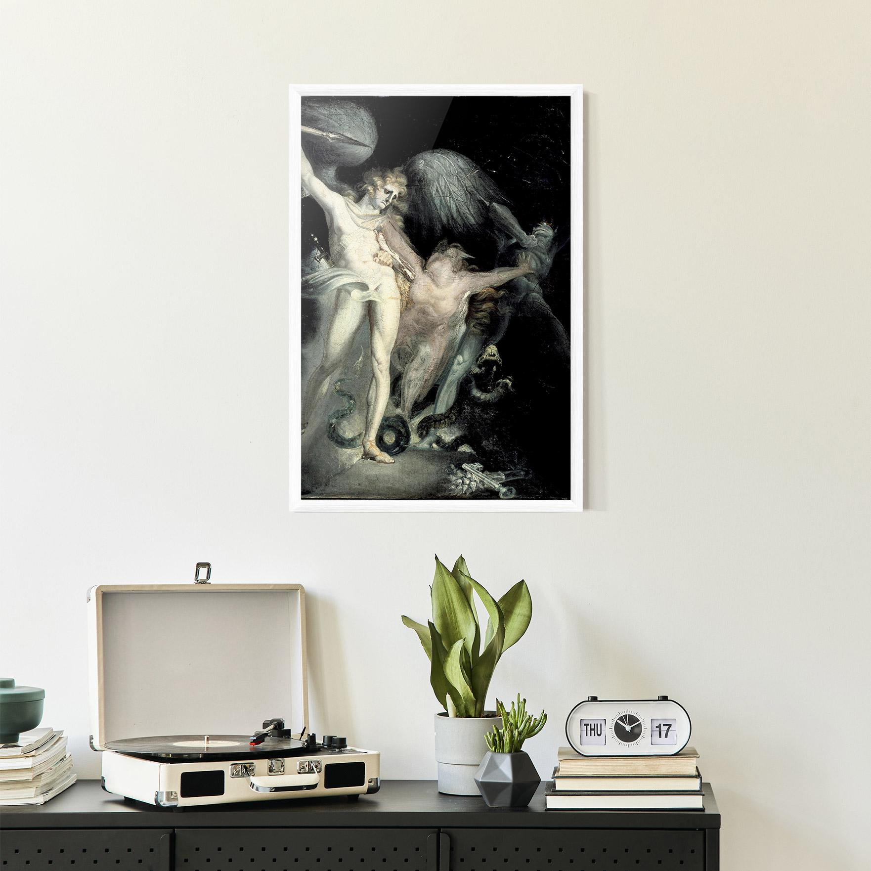 Poster Înrămat Old Angel Painting mockup 2