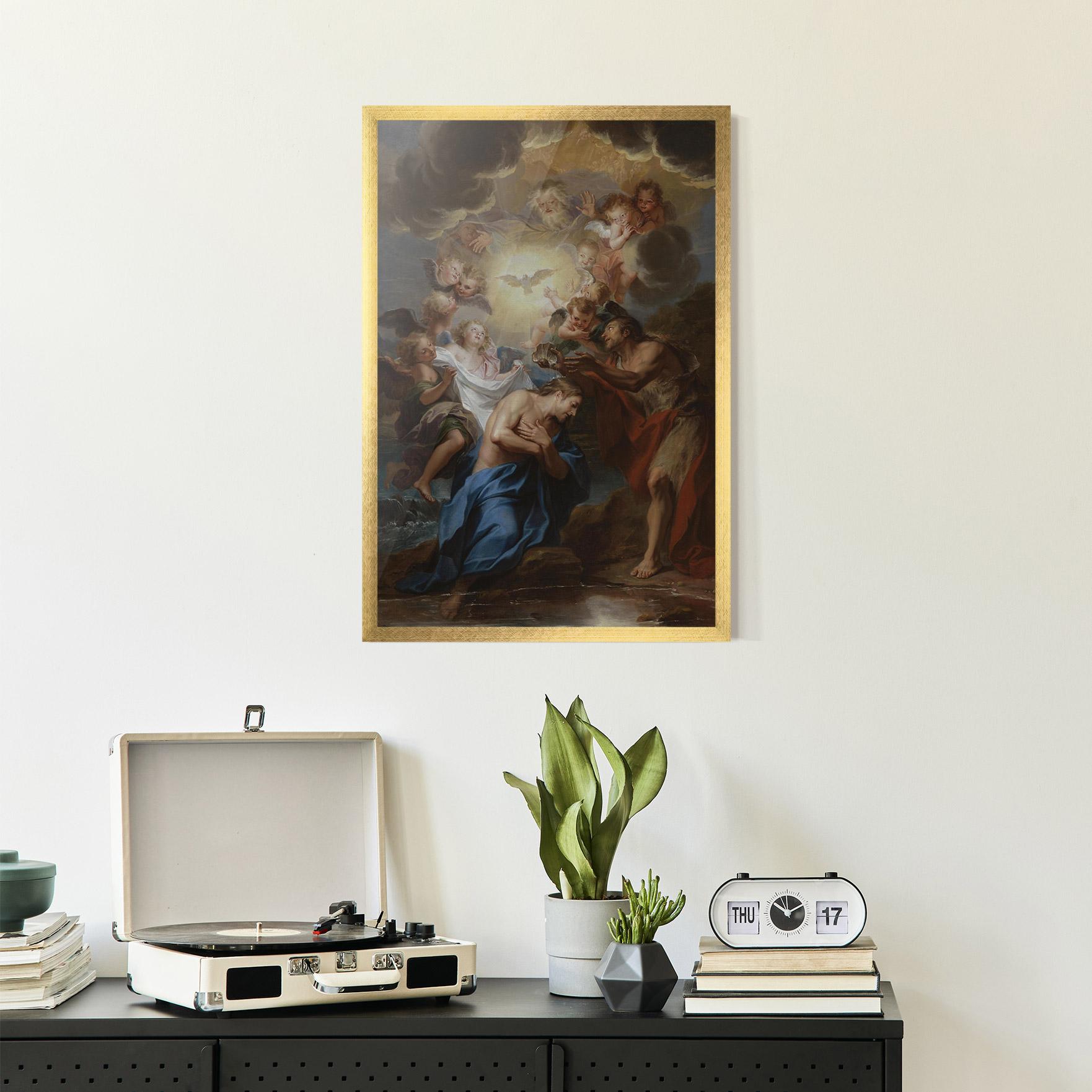 Poster Înrămat Bird Floating mockup 2