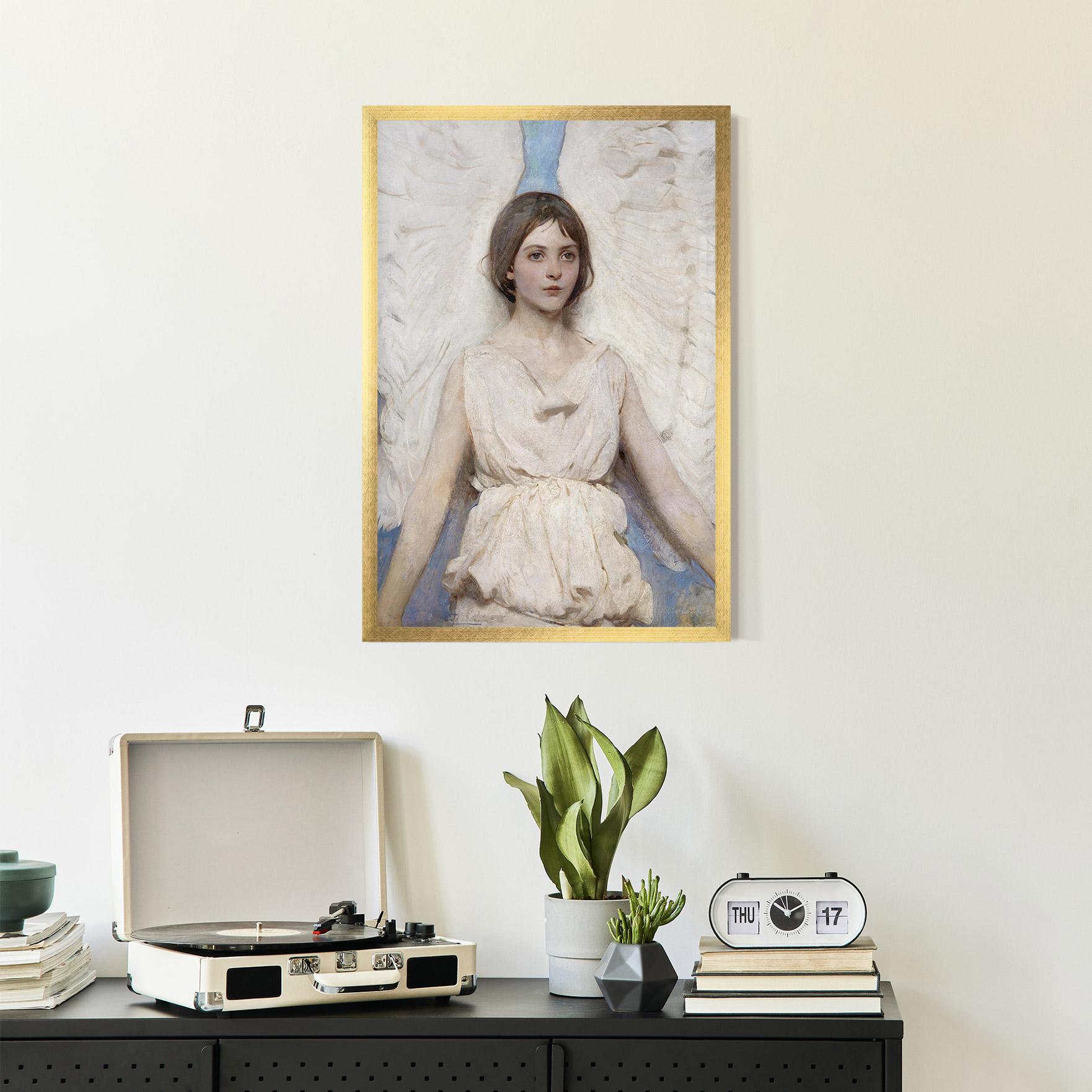 Poster Înrămat Pretty Angel Painting mockup 2