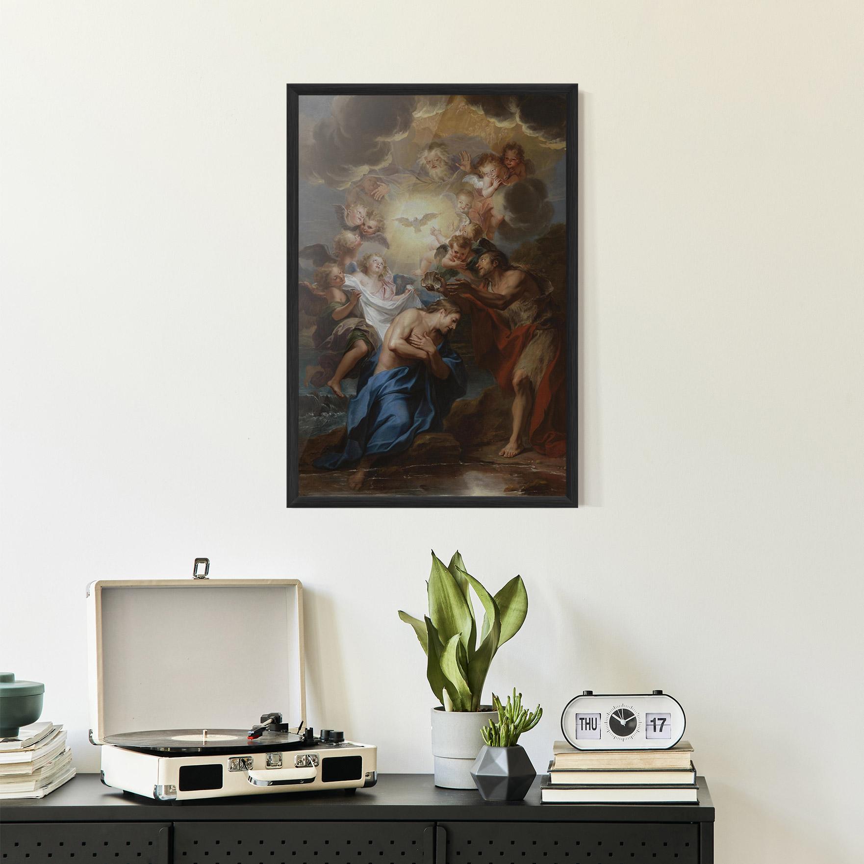 Poster Înrămat Bird Floating mockup 2