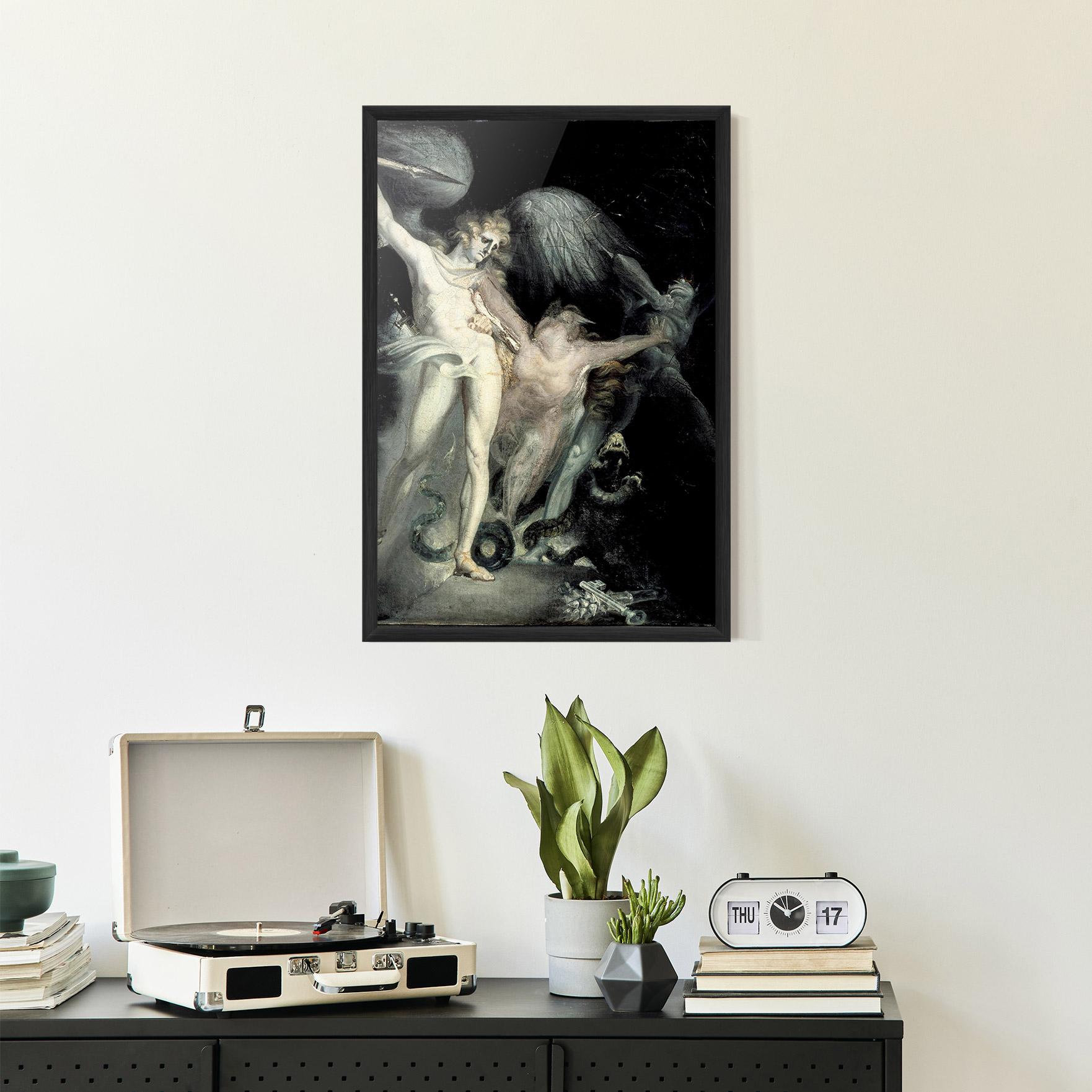 Poster Înrămat Old Angel Painting mockup 2