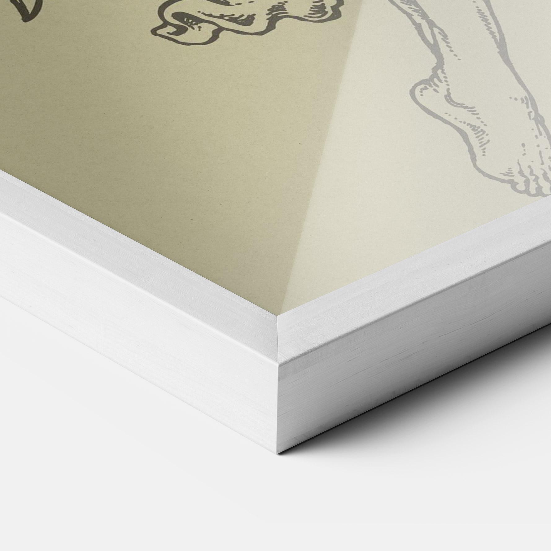 Poster Înrămat Angel Fighter mockup 3