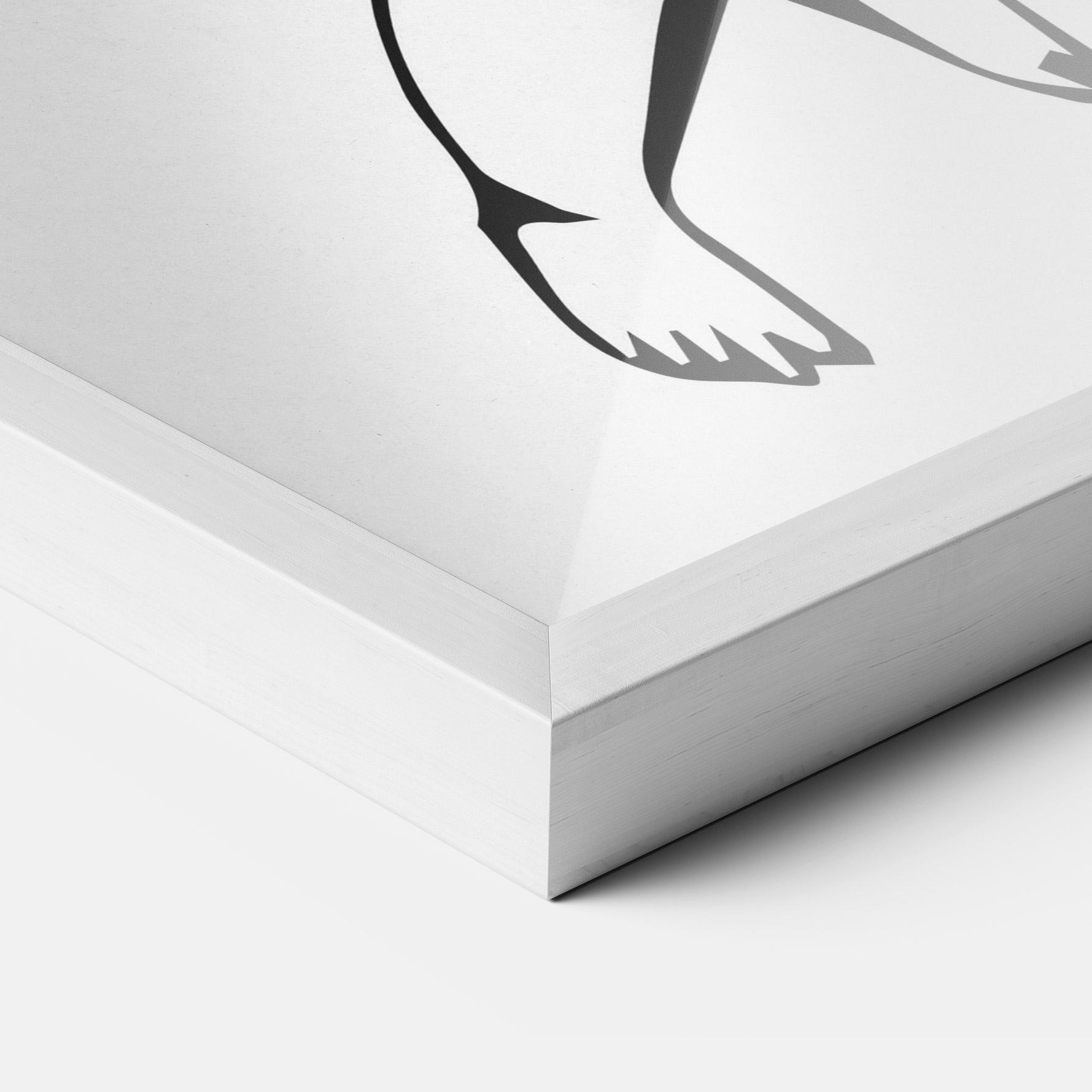 Poster Înrămat Angel Gun mockup 3