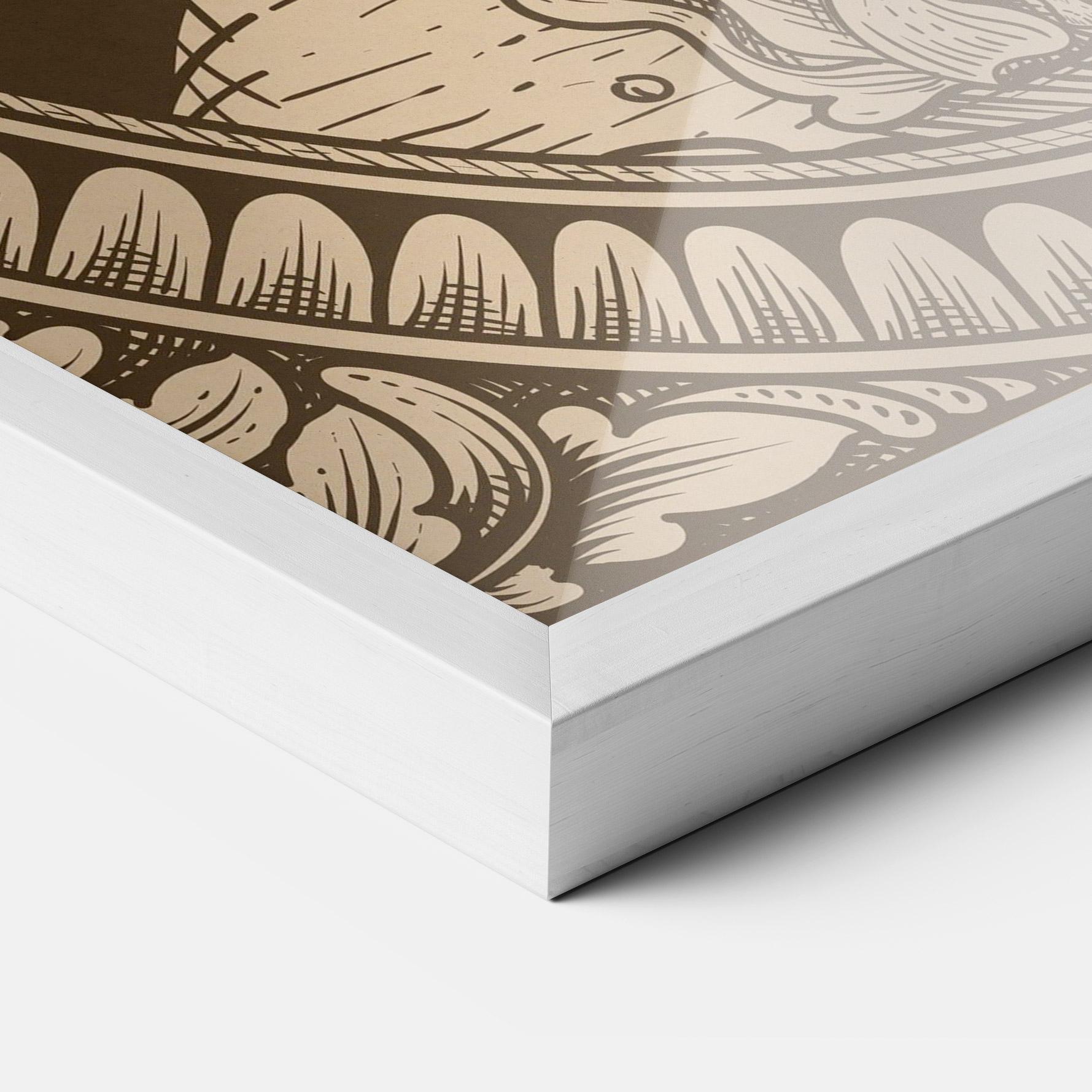 Poster Înrămat Cream Angel mockup 3