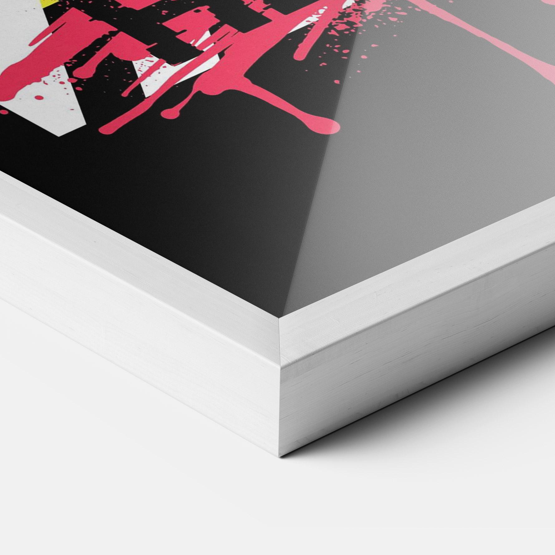 Poster Înrămat Fake Heroes mockup 3