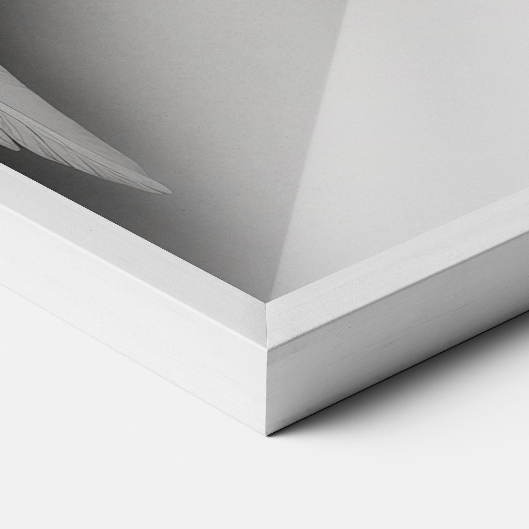 Poster Înrămat Realistic Angel Wings mockup 3