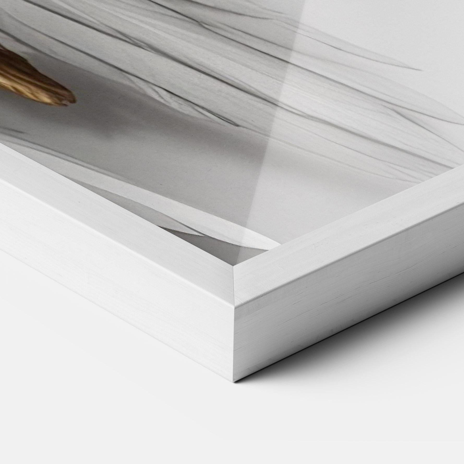 Poster Înrămat Realistic Gold Angel Wings mockup 3