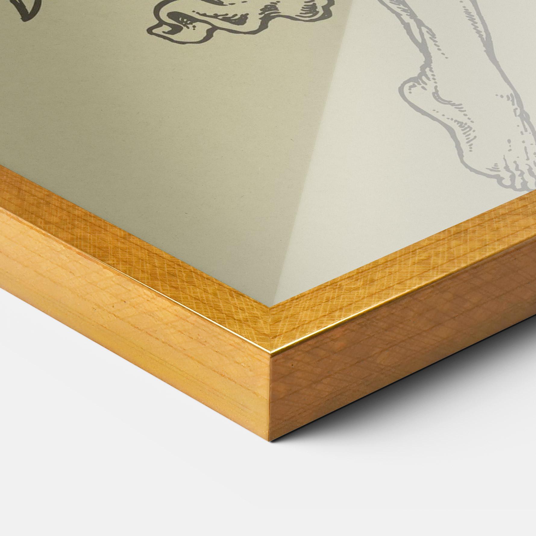 Poster Înrămat Angel Fighter mockup 3