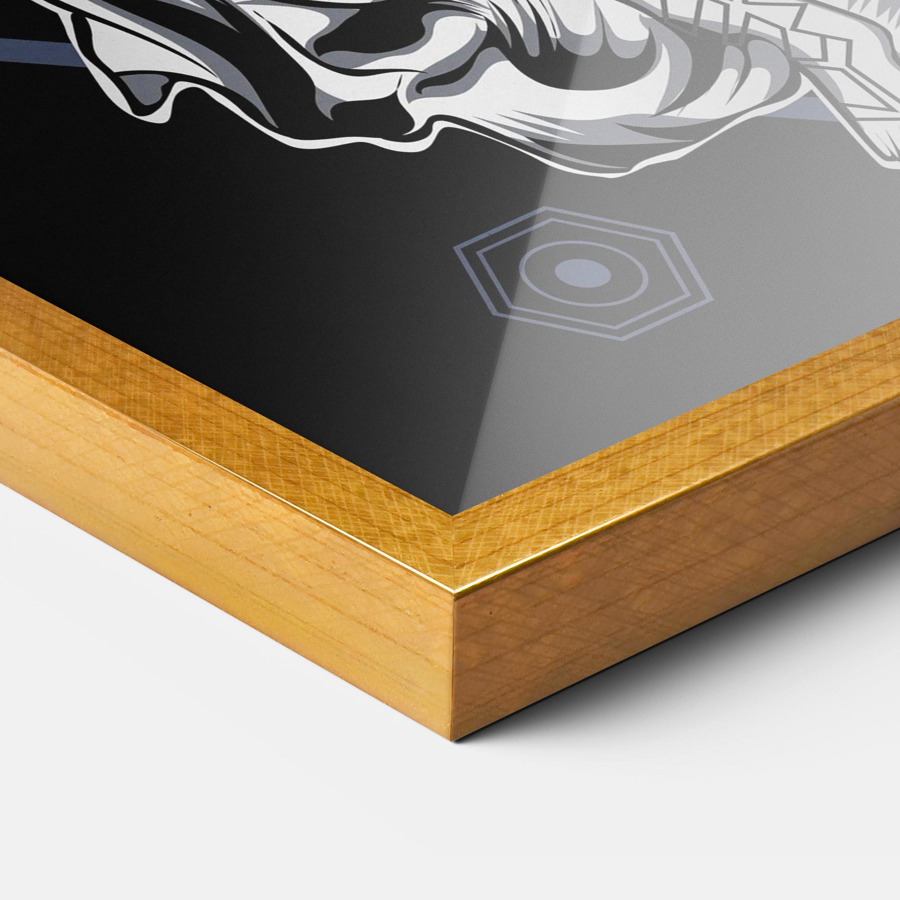 Poster Înrămat Angel Fights mockup 3