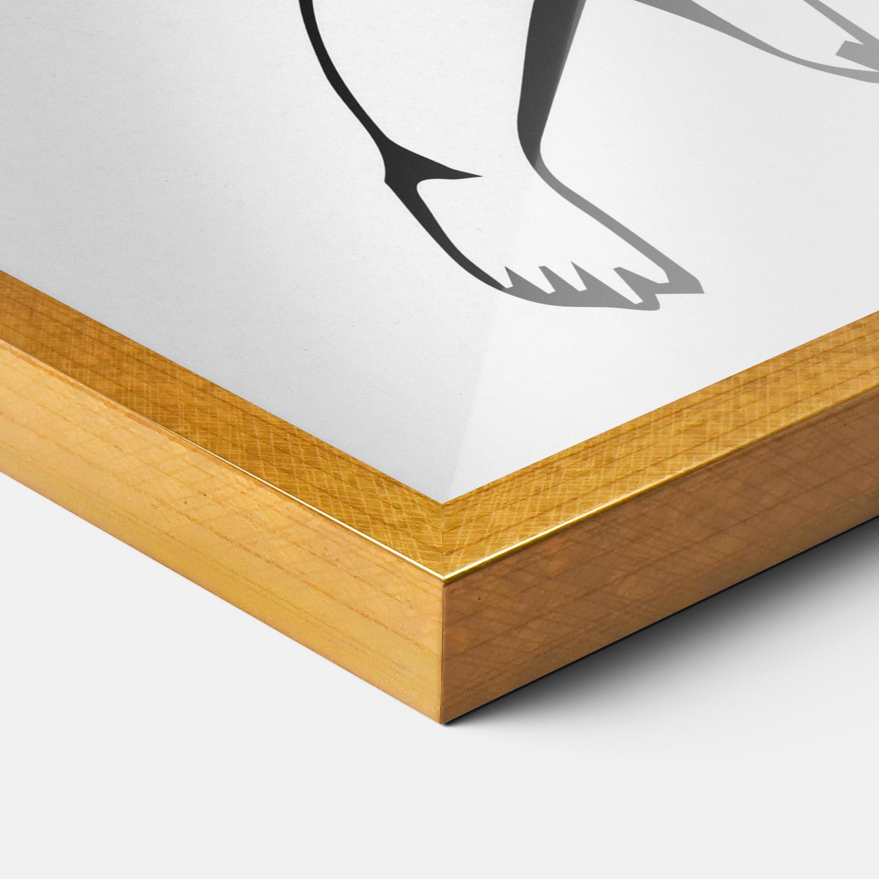 Poster Înrămat Angel Gun mockup 3