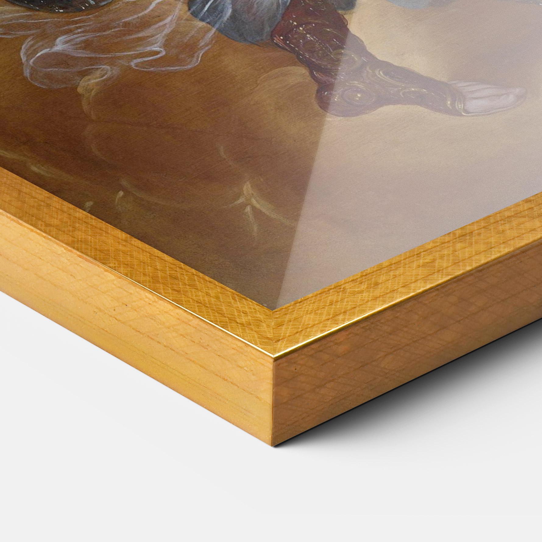 Poster Înrămat Angel Holding A Tree mockup 3