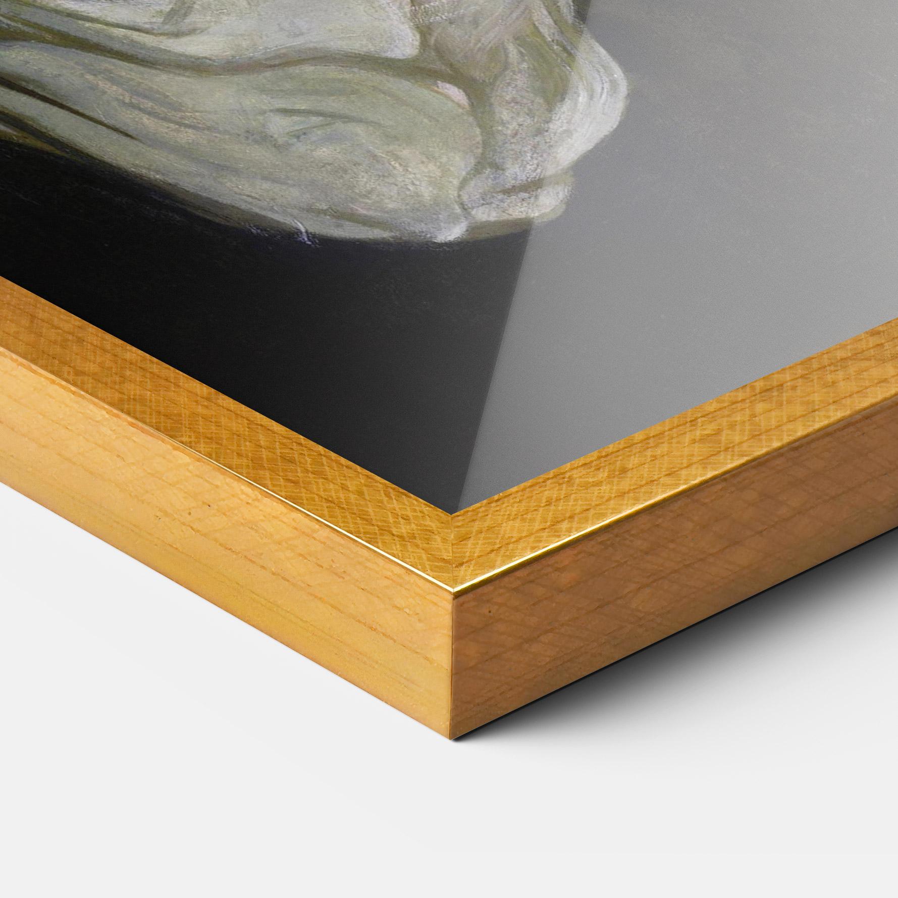 Poster Înrămat Angel Thinking mockup 3