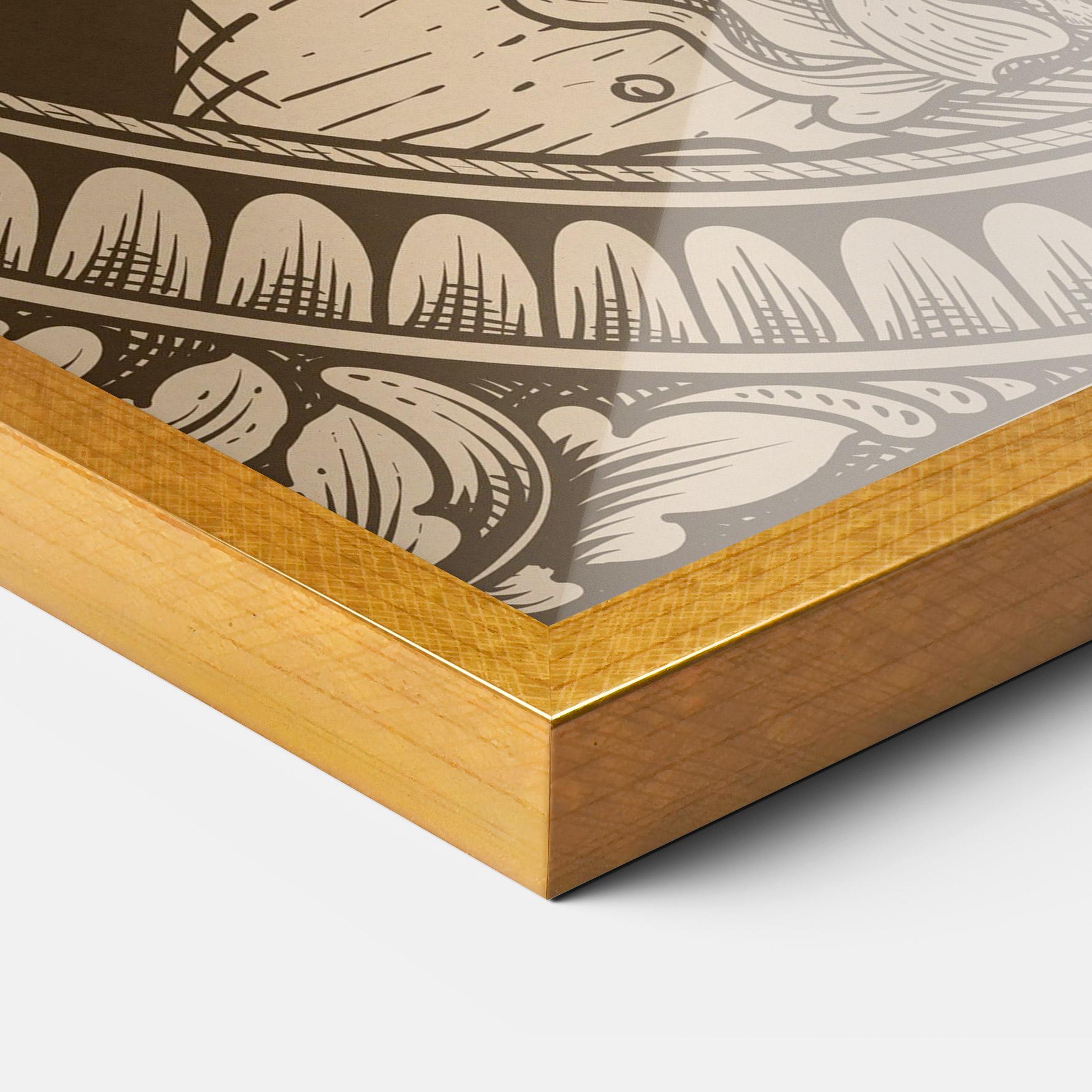 Poster Înrămat Cream Angel mockup 3