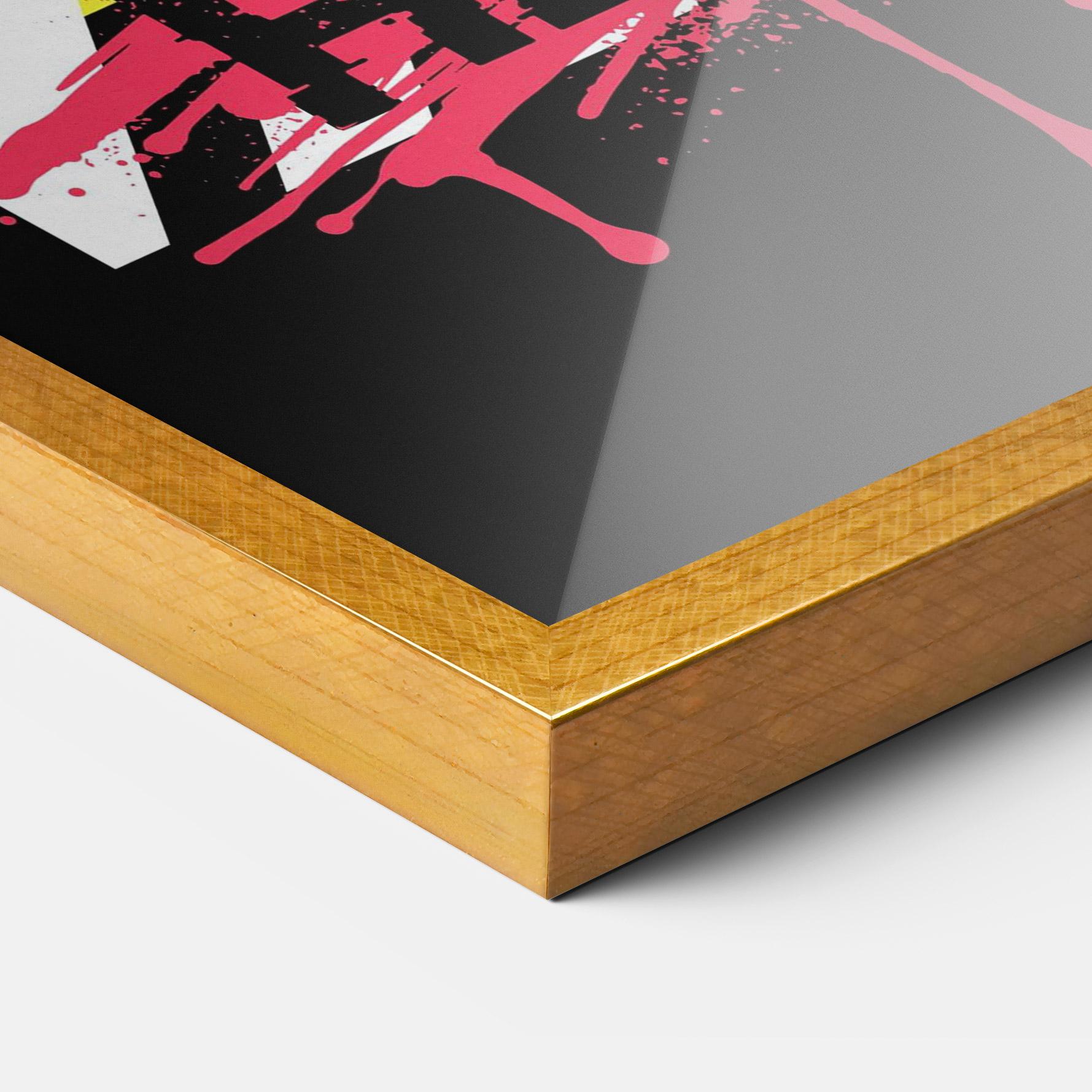 Poster Înrămat Fake Heroes mockup 3