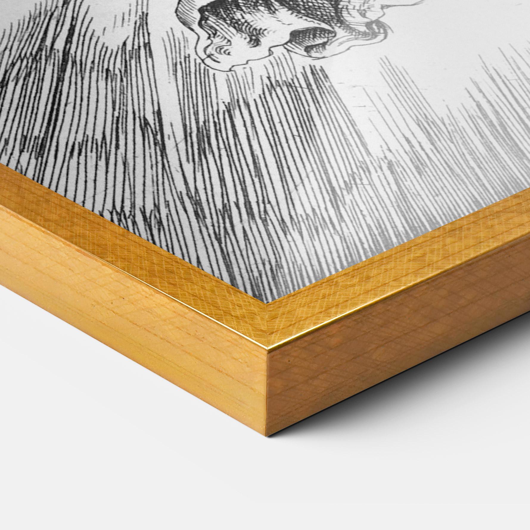 Poster Înrămat Hand Drawn Angels mockup 3