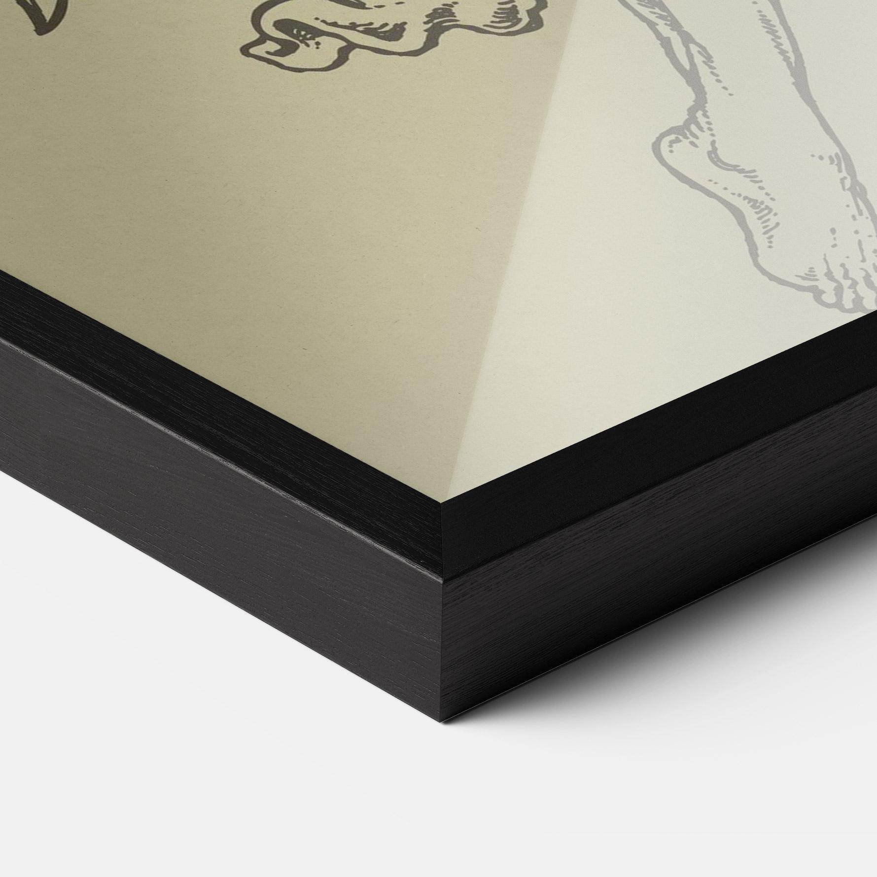 Poster Înrămat Angel Fighter mockup 3